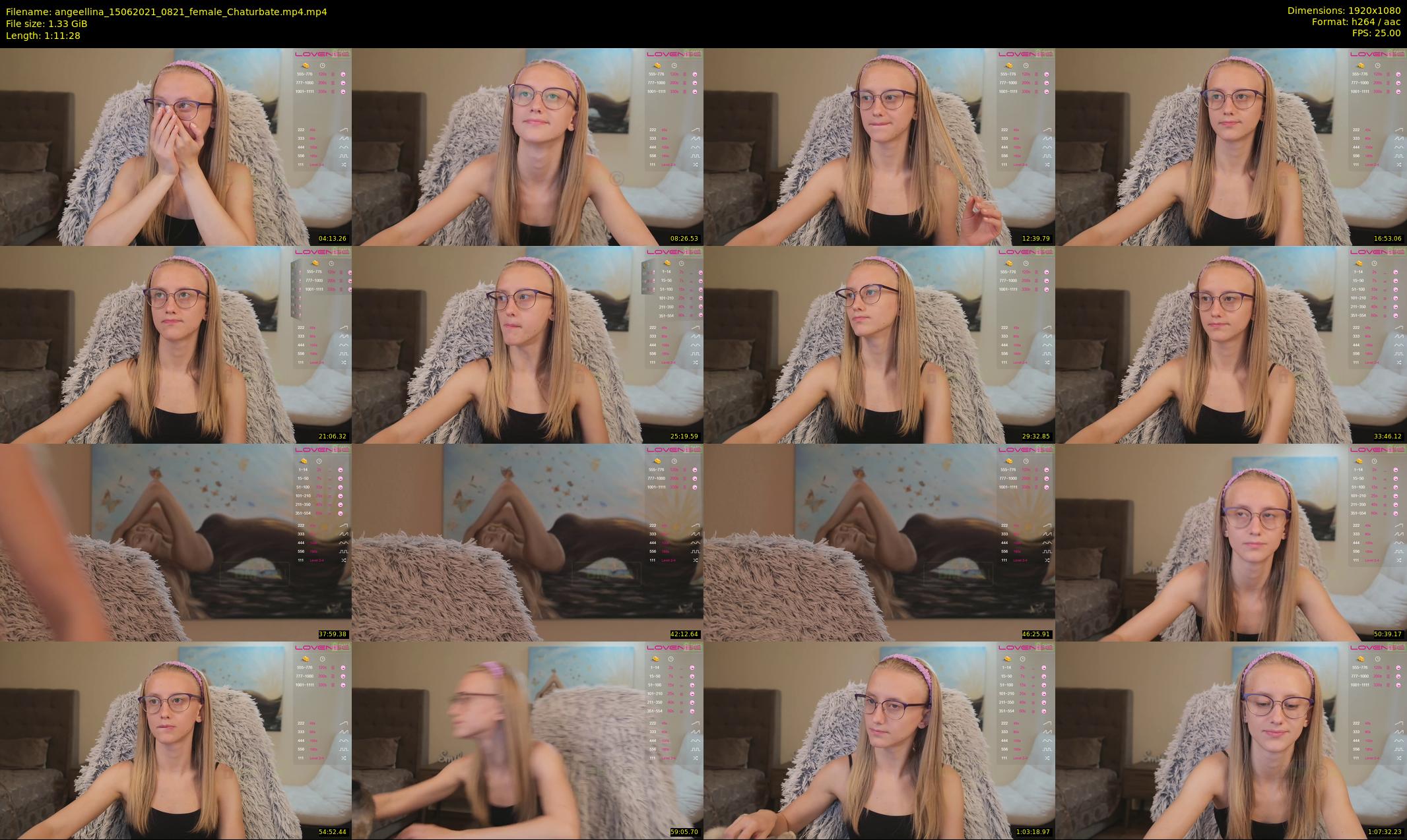 angeellina — 72 minute Chaturbate female cam show recording, 1080p, Jun 15, 2021