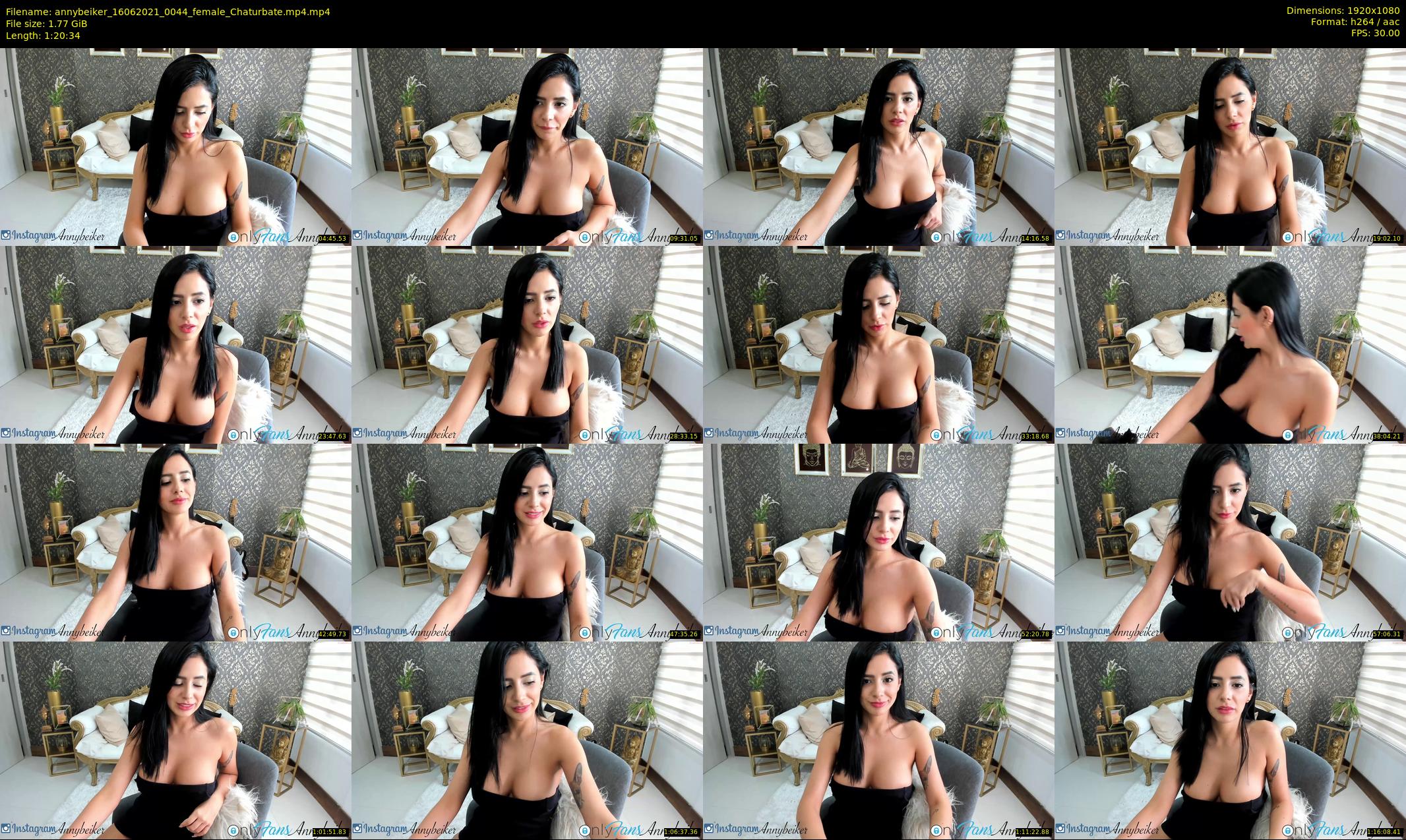 annybeiker — 81 minute Chaturbate female cam show recording, 1080p, Jun 16, 2021