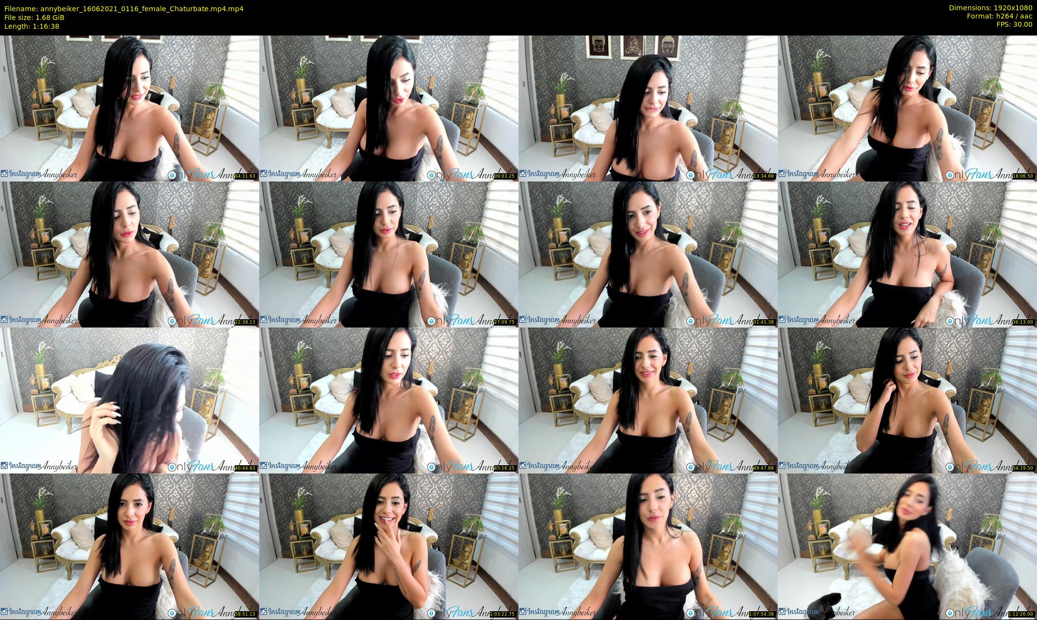annybeiker — 77 minute Chaturbate female cam show recording, 1080p, Jun 16, 2021