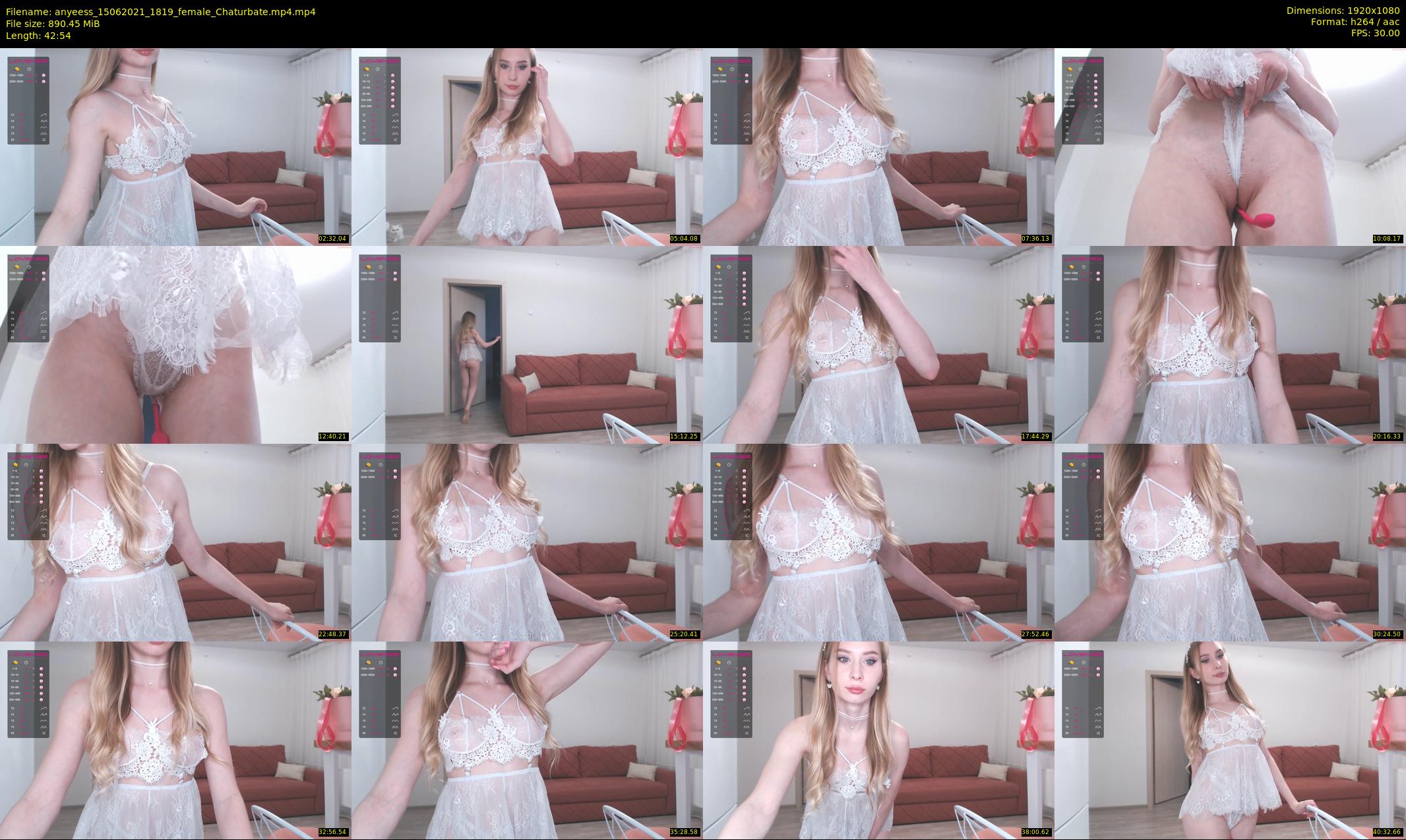 anyeess — 43 minute Chaturbate female cam show recording, 1080p, Jun 15, 2021