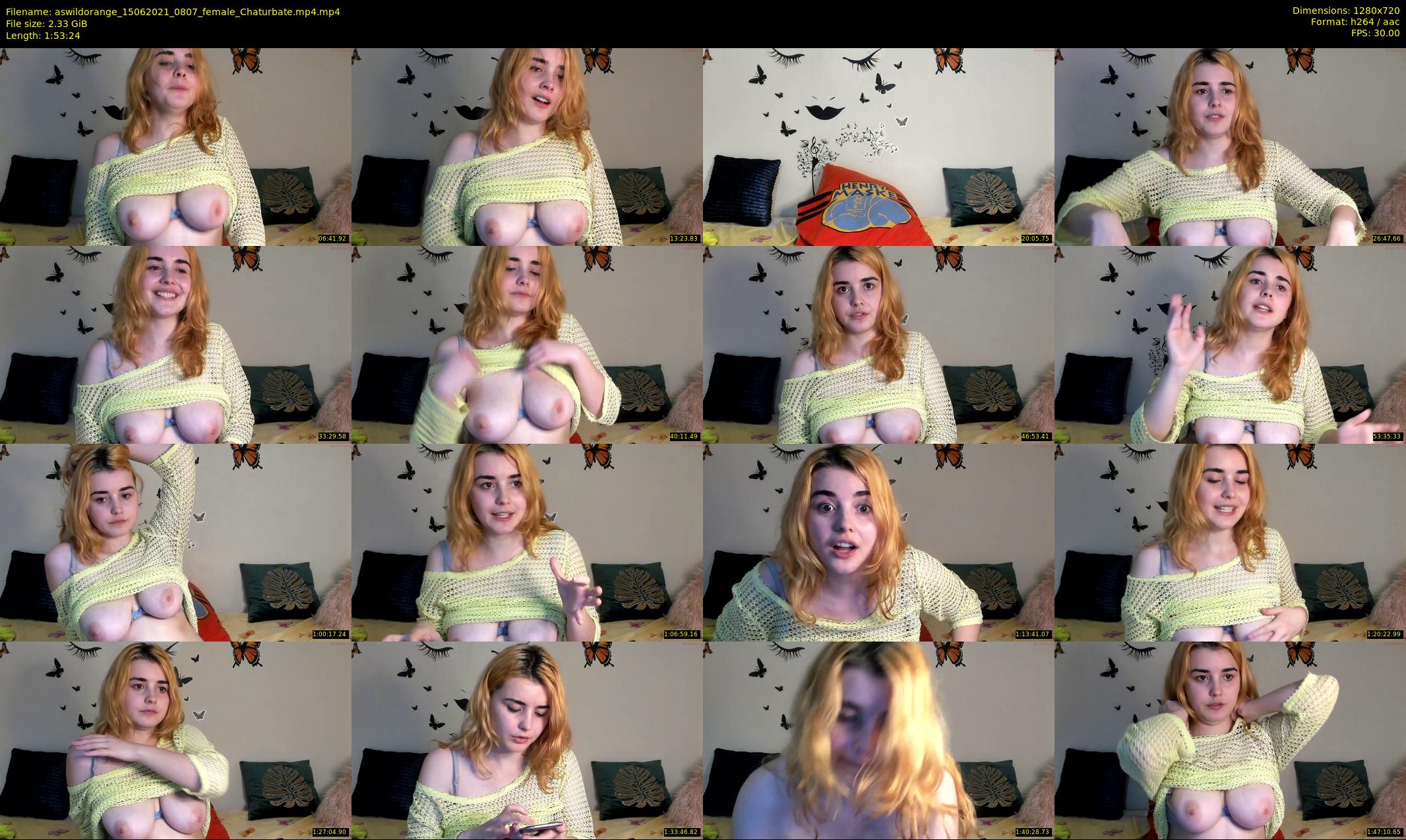 aswildorange — 114 minute Chaturbate female cam show recording, 720p, Jun 15, 2021