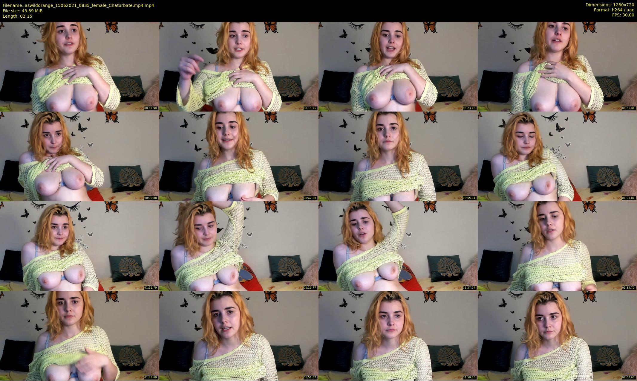 aswildorange — 3 minute Chaturbate female cam show recording, 720p, Jun 15, 2021