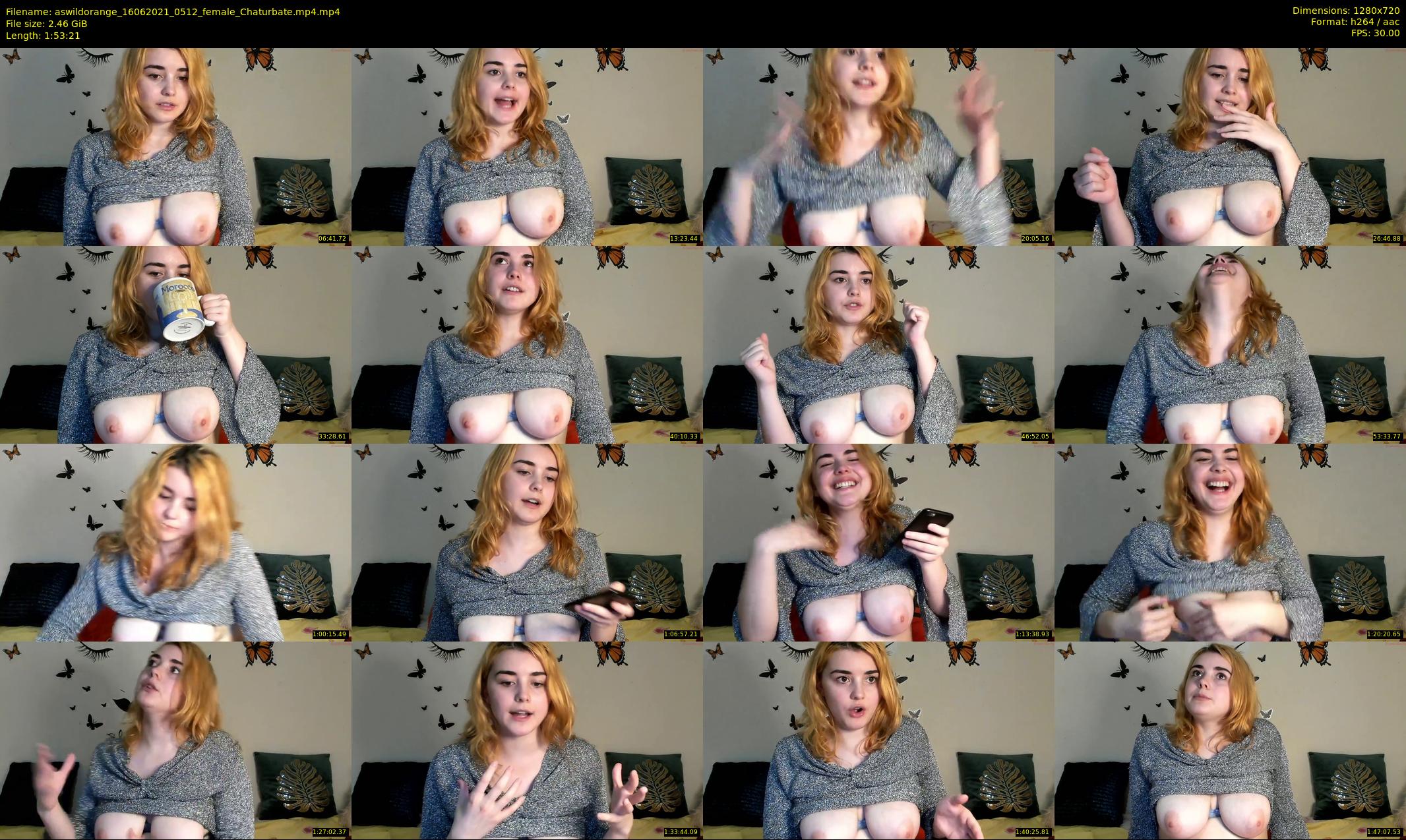 aswildorange — 114 minute Chaturbate female cam show recording, 720p, Jun 16, 2021