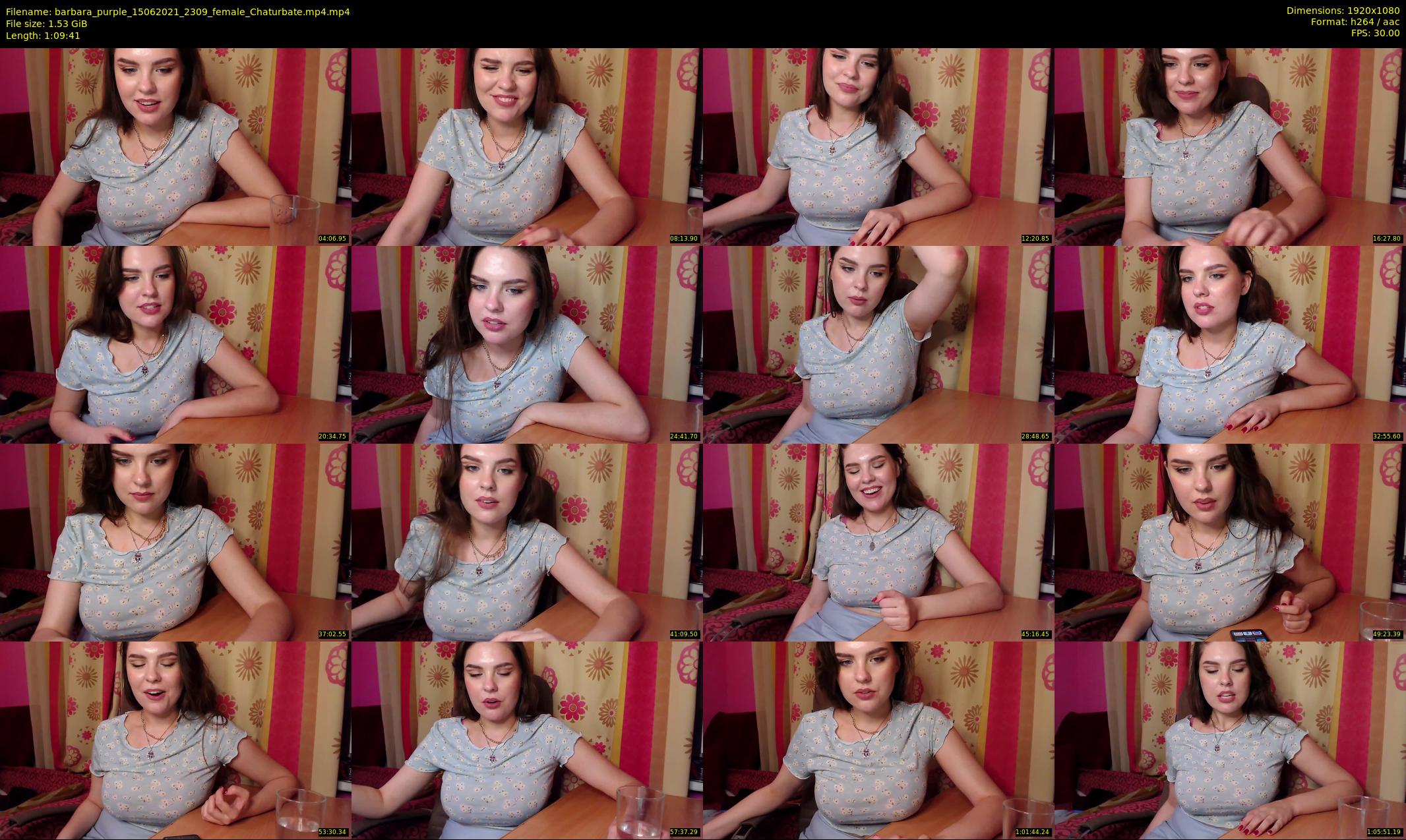 barbara_purple — 70 minute Chaturbate female cam show recording, 1080p, Jun 15, 2021