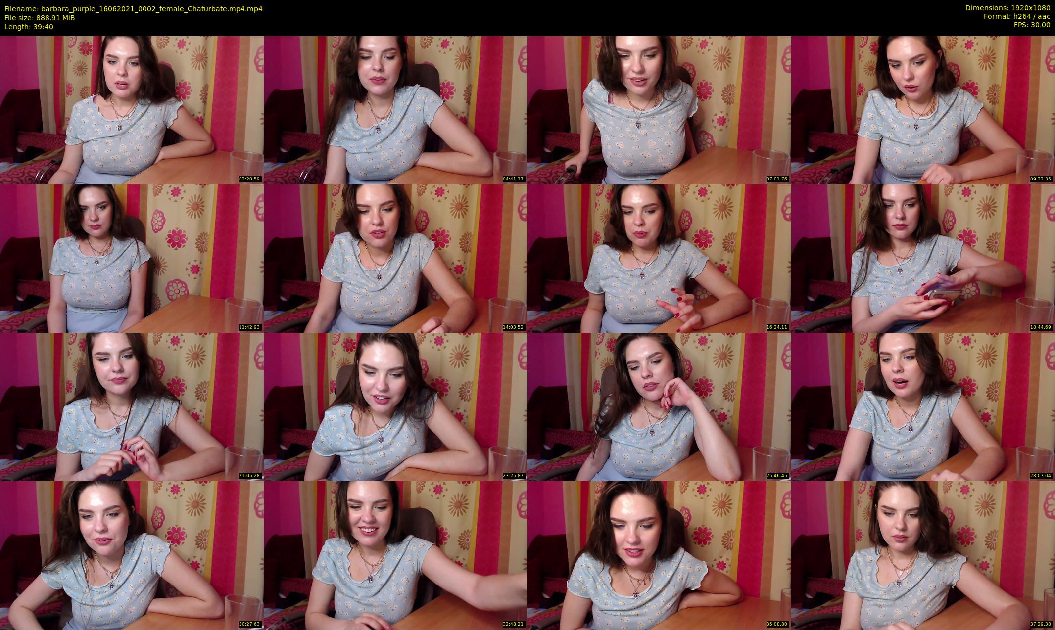 barbara_purple — 40 minute Chaturbate female cam show recording, 1080p, Jun 16, 2021