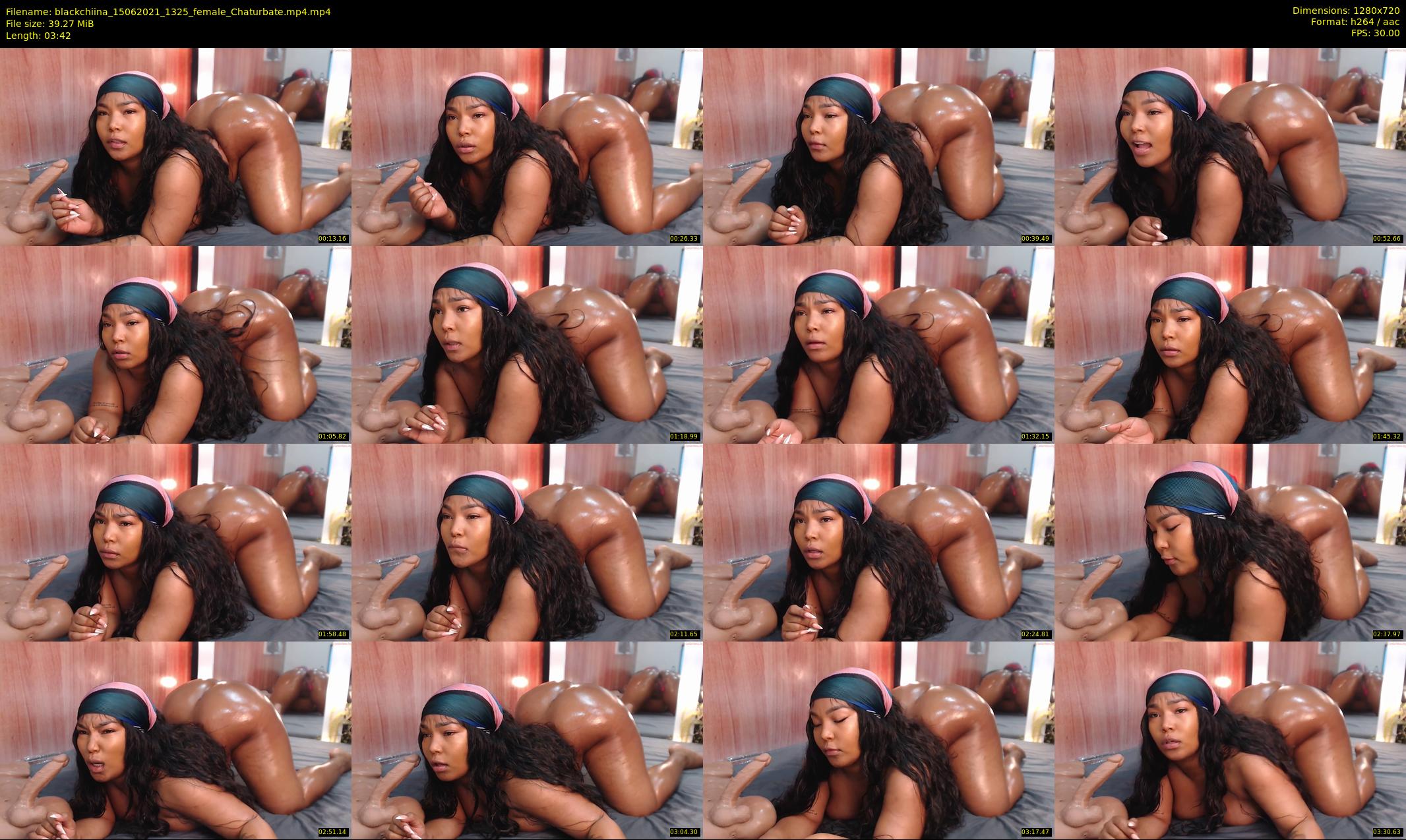 blackchiina — 4 minute Chaturbate female cam show recording, 720p, Jun 15, 2021