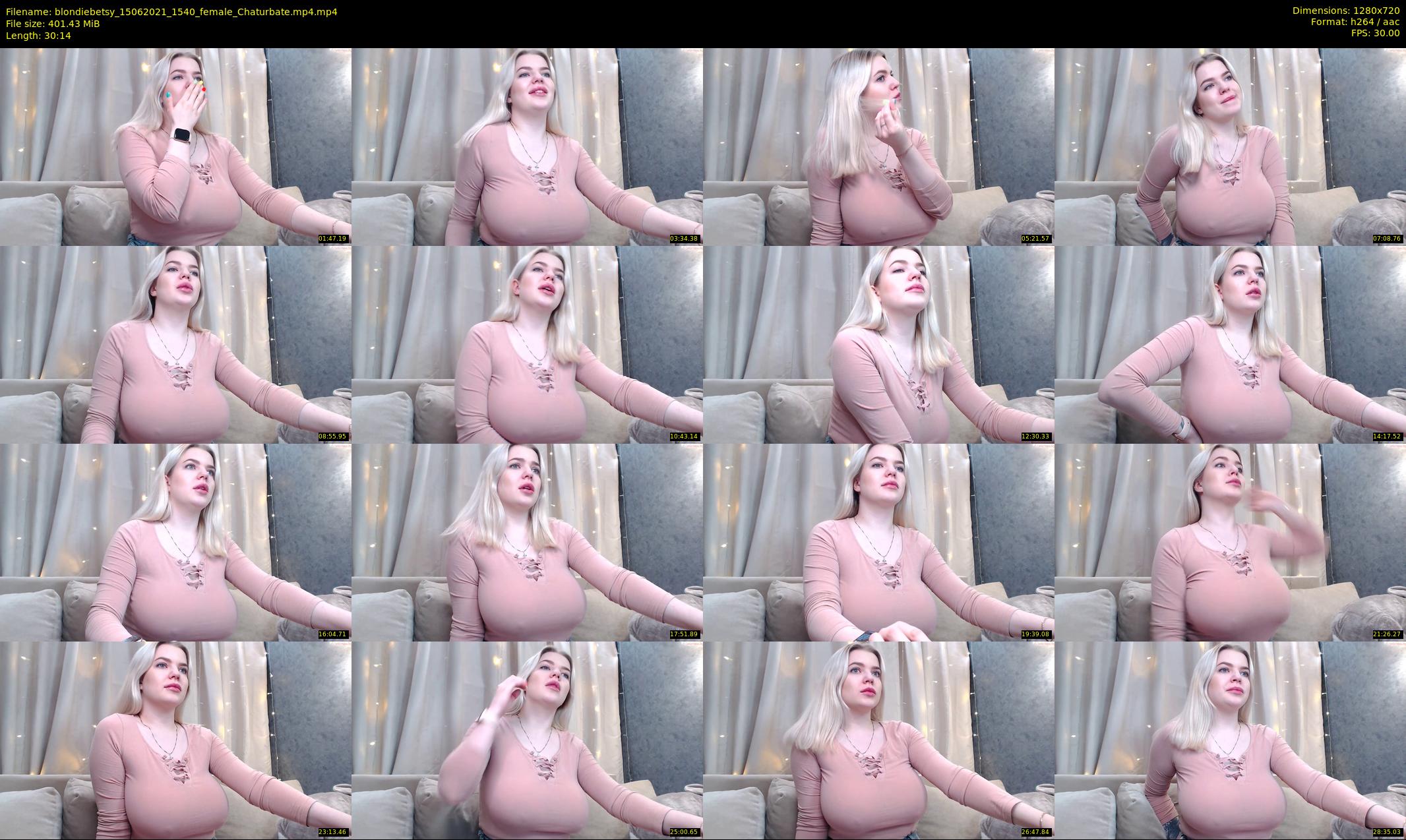 blondiebetsy — 31 minute Chaturbate female cam show recording, 720p, Jun 15, 2021