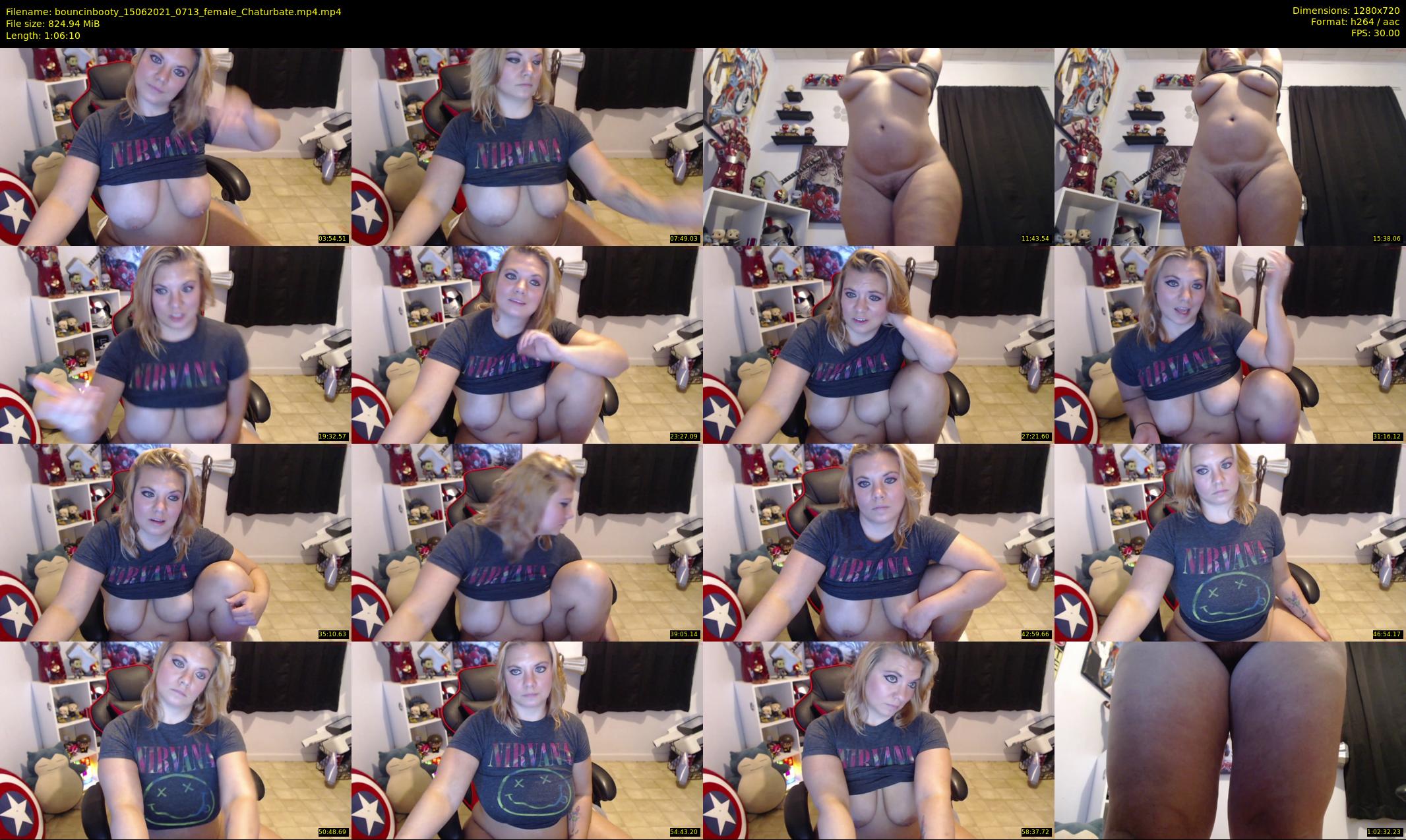 bouncinbooty — 67 minute Chaturbate female cam show recording, 720p, Jun 15, 2021
