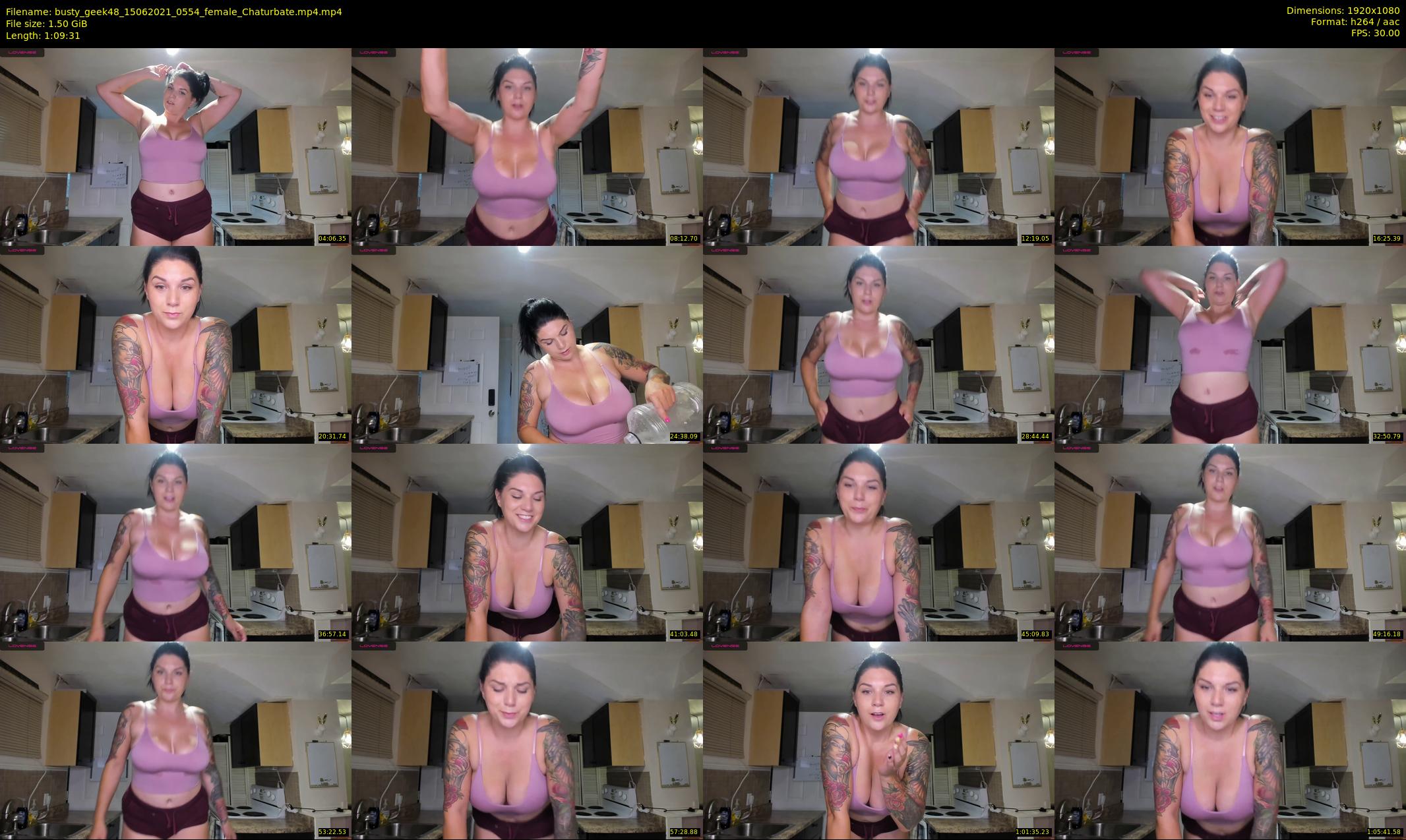 busty_geek48 — 70 minute Chaturbate female cam show recording, 1080p, Jun 15, 2021