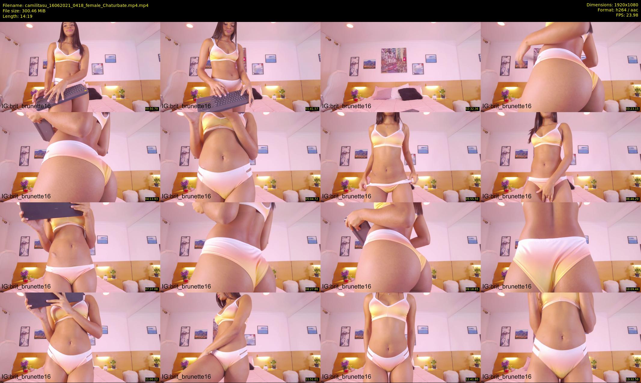 camilitasu — 15 minute Chaturbate female cam show recording, 1080p, Jun 16, 2021