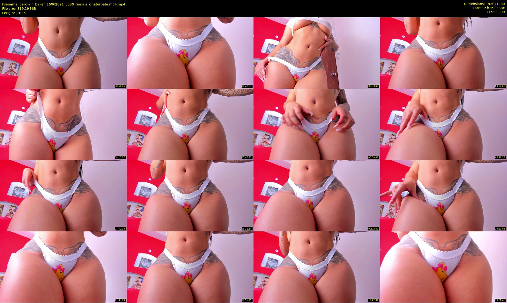 carolain_baker — 15 minute Chaturbate female cam show recording, 1080p, Jun 16, 2021