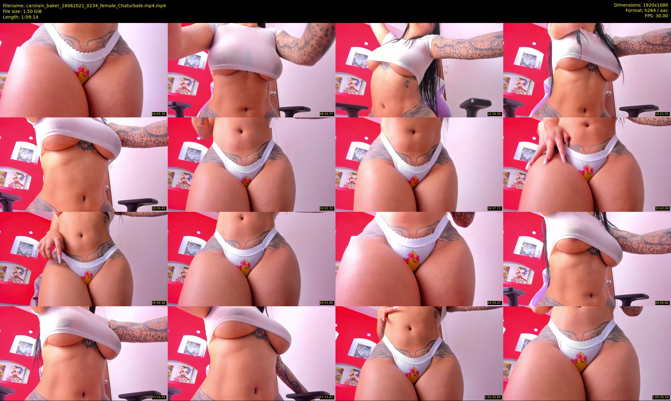 carolain_baker — 70 minute Chaturbate female cam show recording, 1080p, Jun 16, 2021