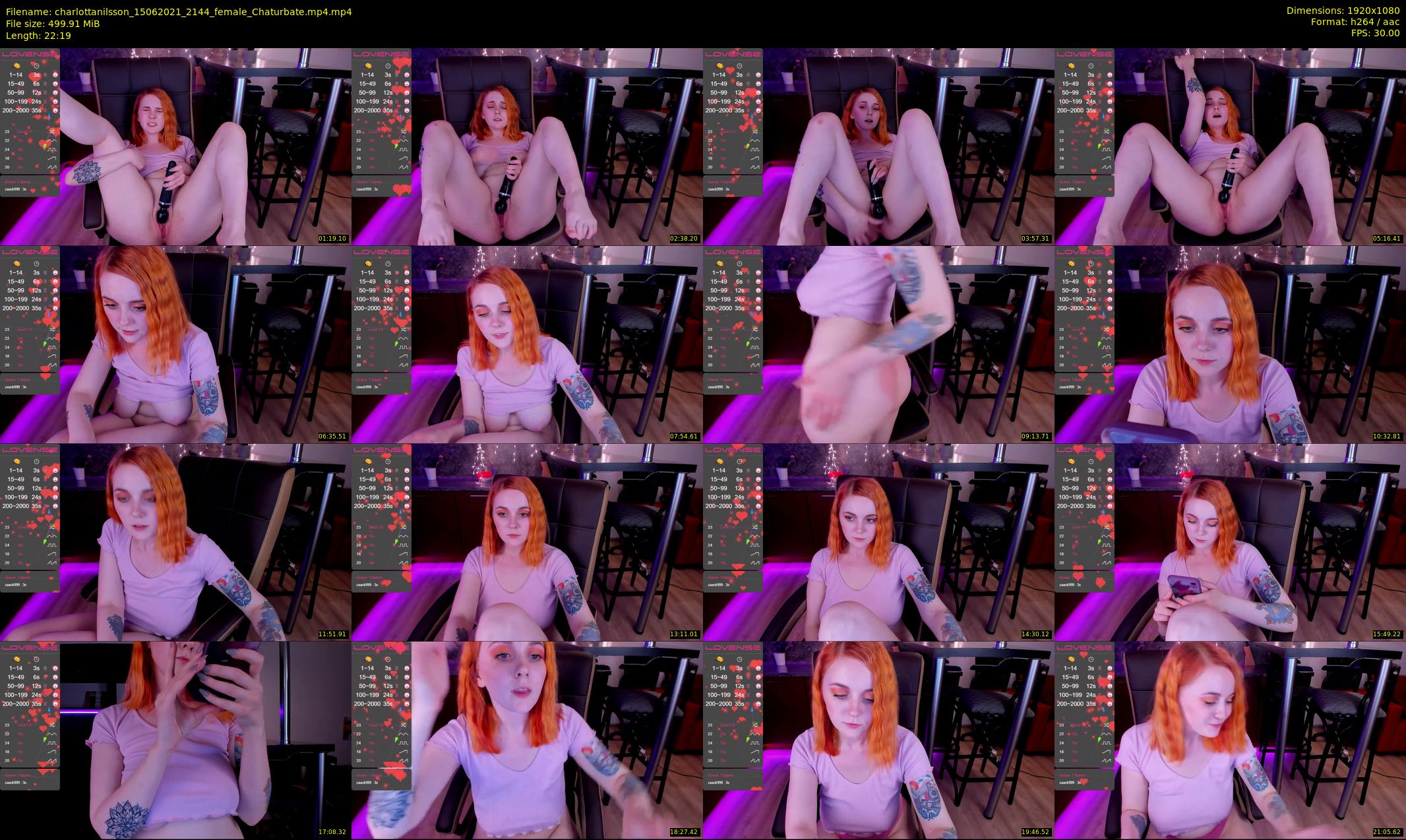 charlottanilsson — 23 minute Chaturbate female cam show recording, 1080p, Jun 15, 2021
