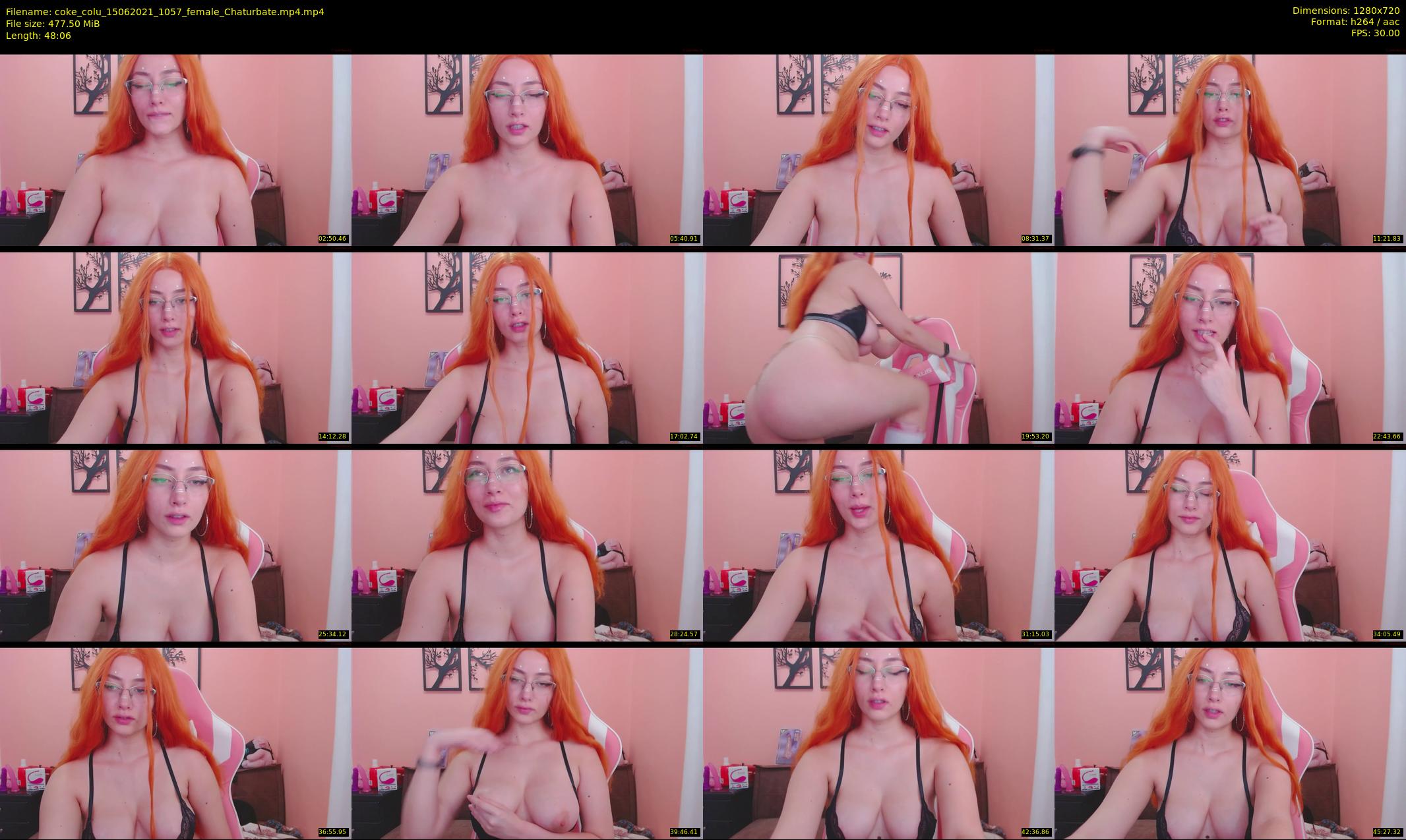 coke_colu — 49 minute Chaturbate female cam show recording, 720p, Jun 15, 2021