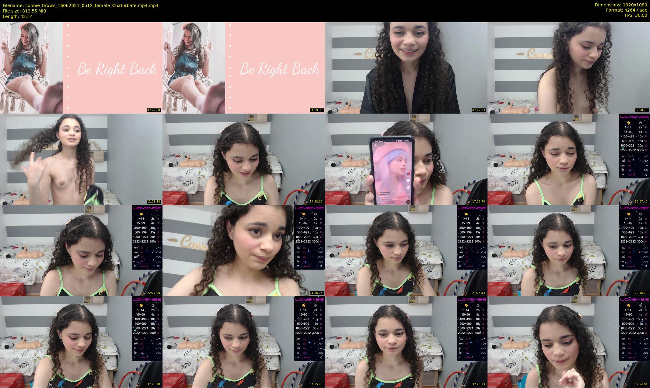 connie_brown — 43 minute Chaturbate female cam show recording, 1080p, Jun 16, 2021