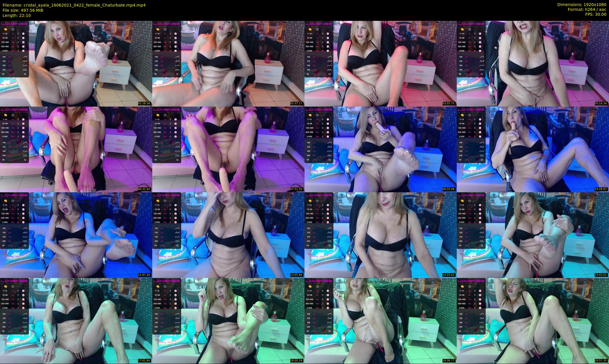 cristal_ayala — 23 minute Chaturbate female cam show recording, 1080p, Jun 16, 2021