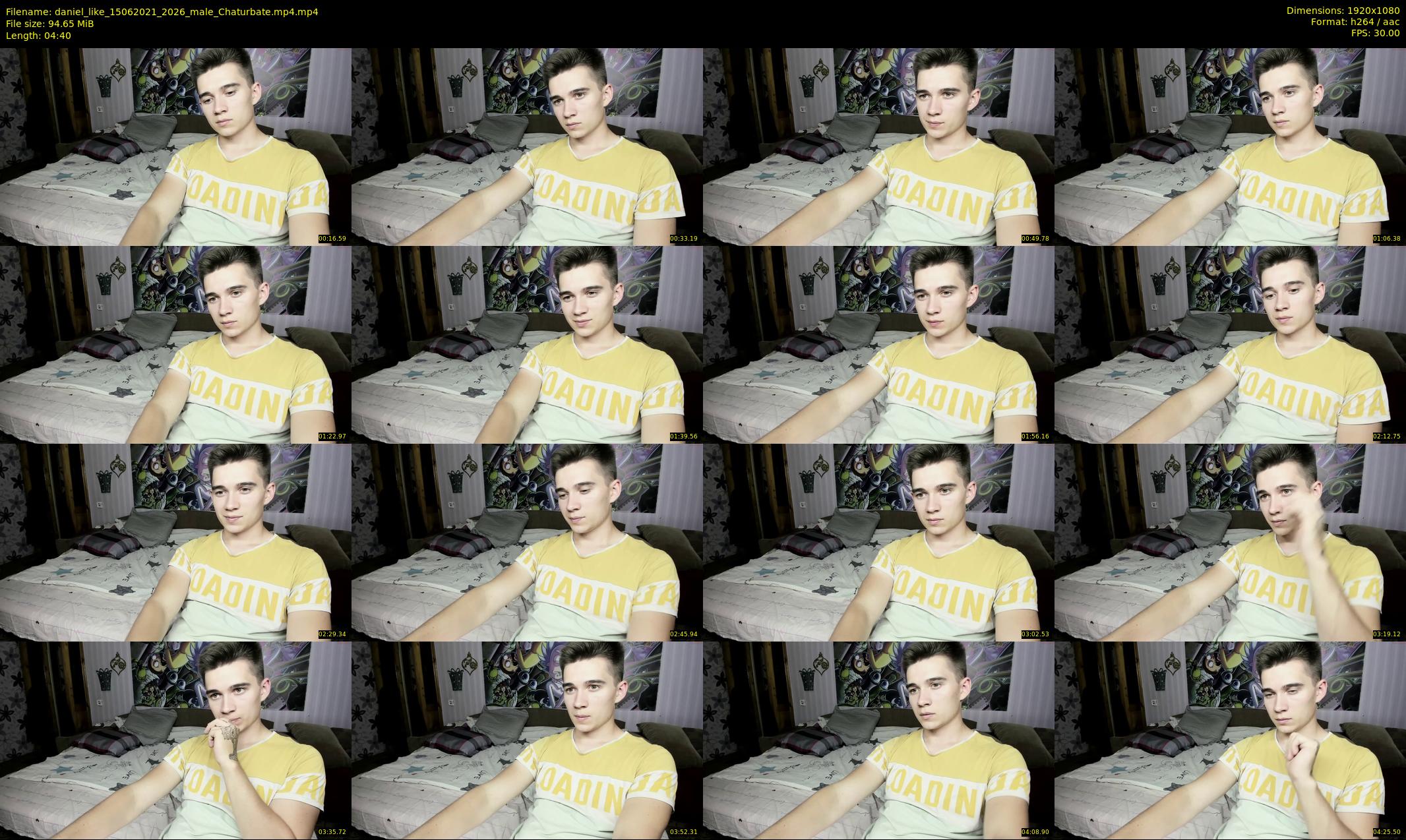 daniel_like — 5 minute Chaturbate male cam show recording, 1080p, Jun 15, 2021