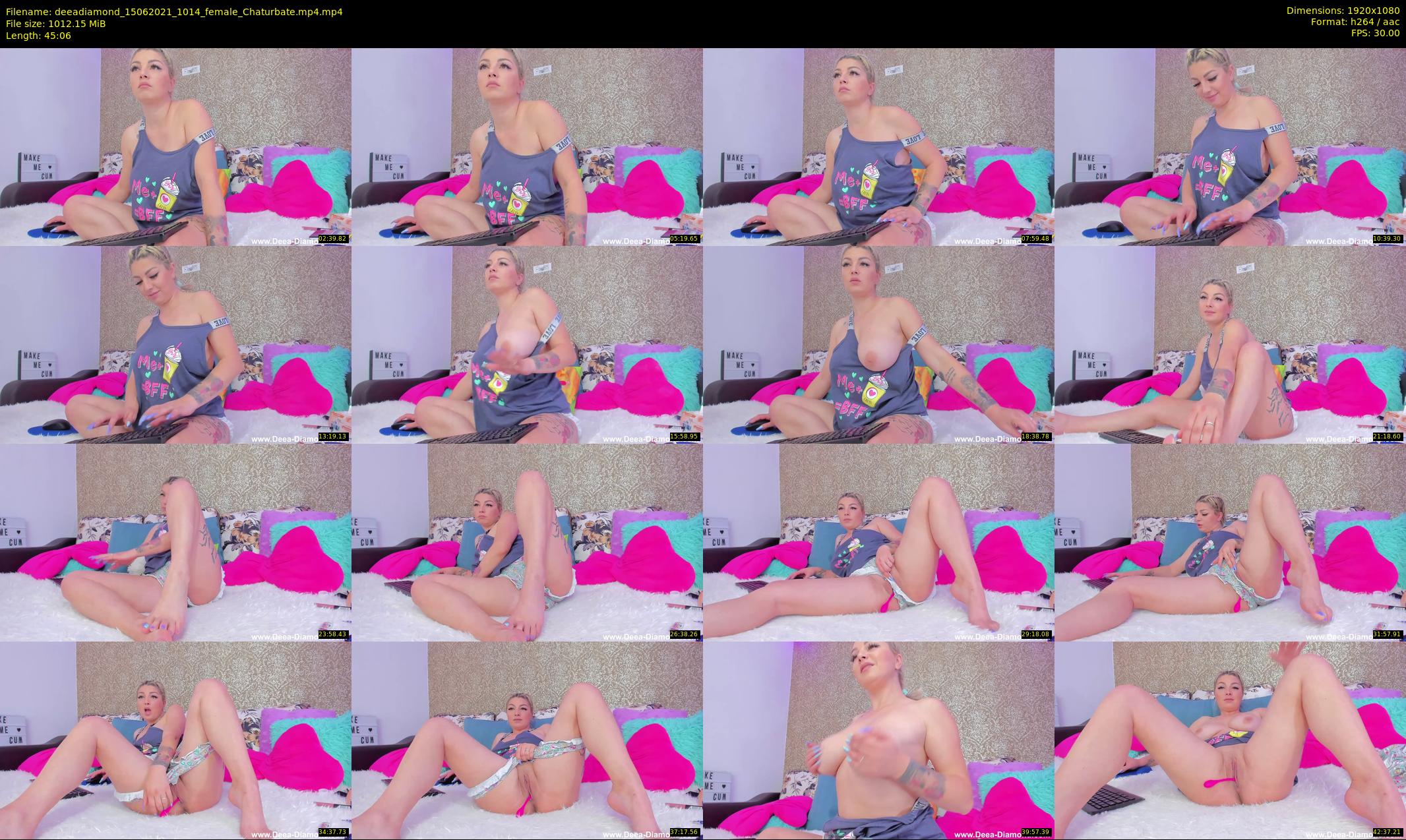 deeadiamond — 46 minute Chaturbate female cam show recording, 1080p, Jun 15, 2021