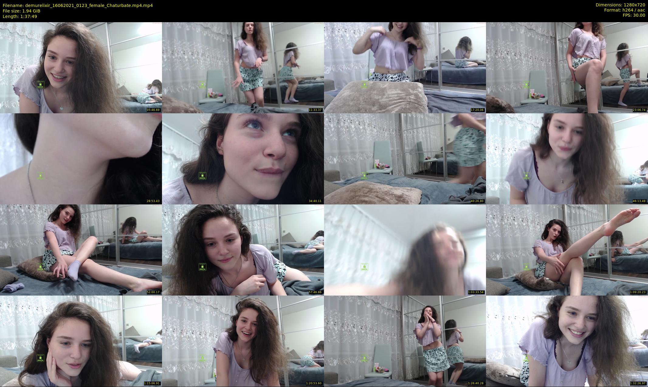 demurelixir — 98 minute Chaturbate female cam show recording, 720p, Jun 16, 2021