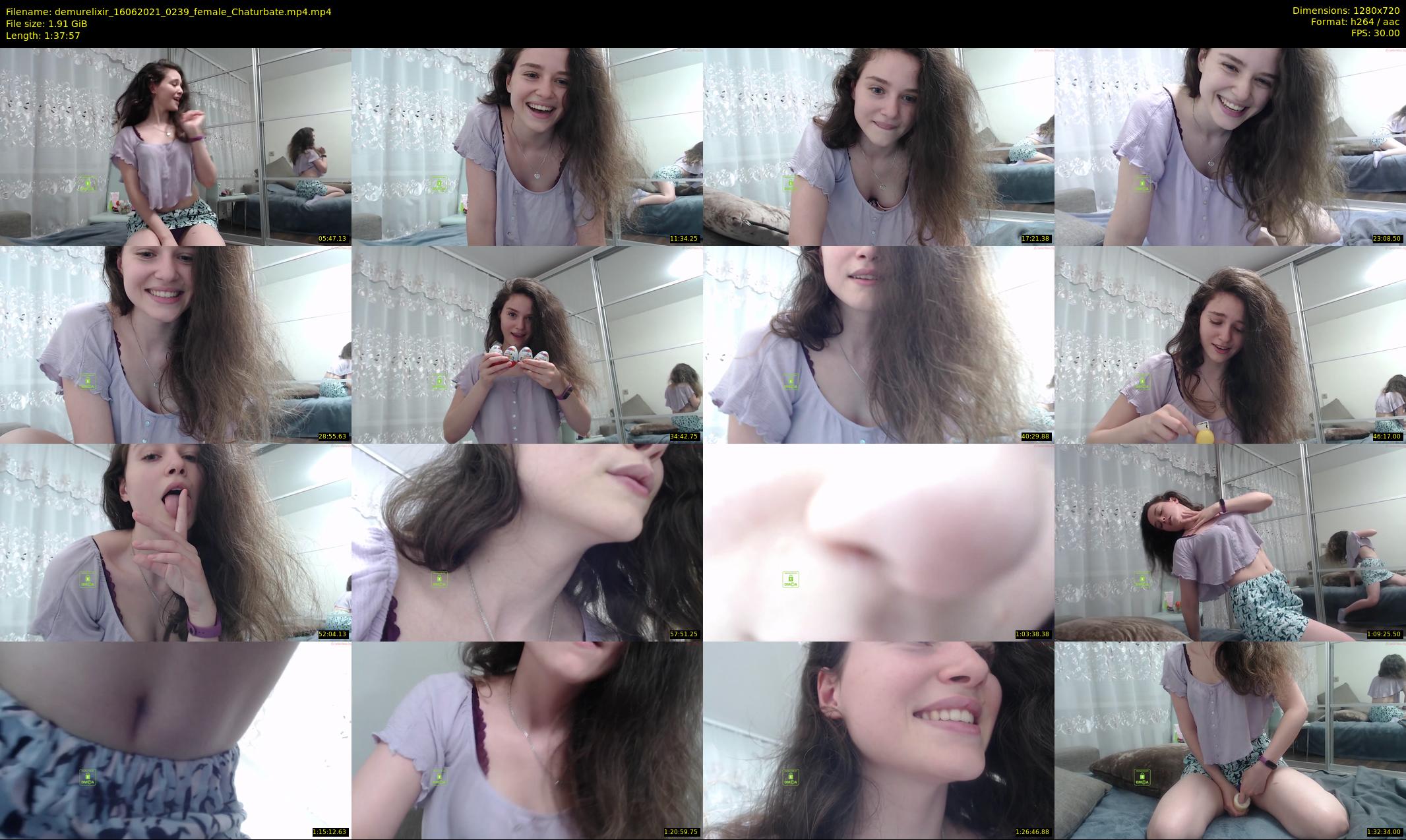 demurelixir — 98 minute Chaturbate female cam show recording, 720p, Jun 16, 2021
