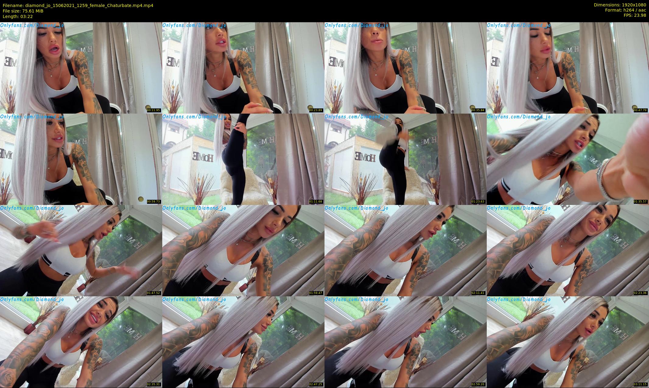 diamond_jo — 4 minute Chaturbate female cam show recording, 1080p, Jun 15, 2021