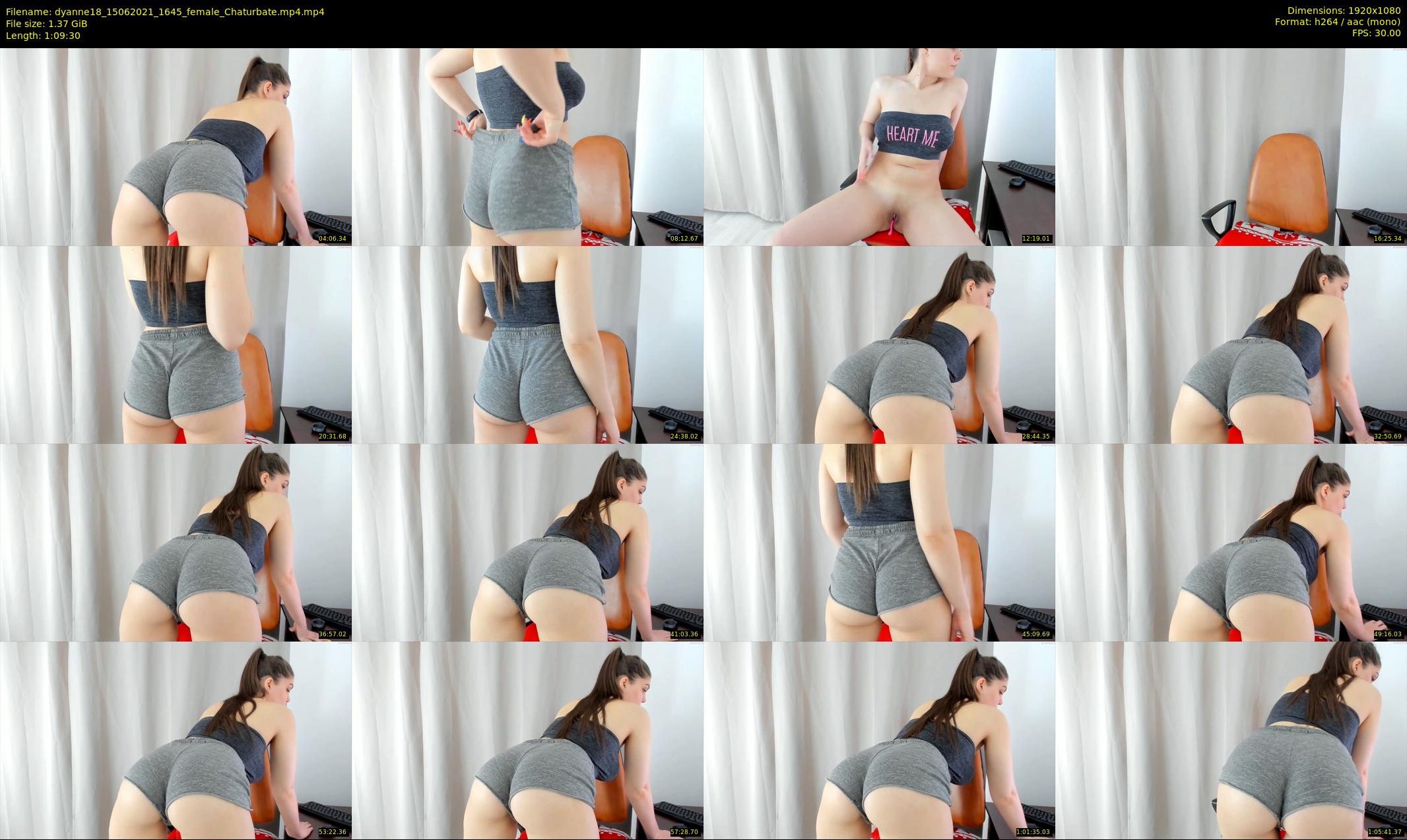 dyanne18 — 70 minute Chaturbate female cam show recording, 1080p, Jun 15, 2021