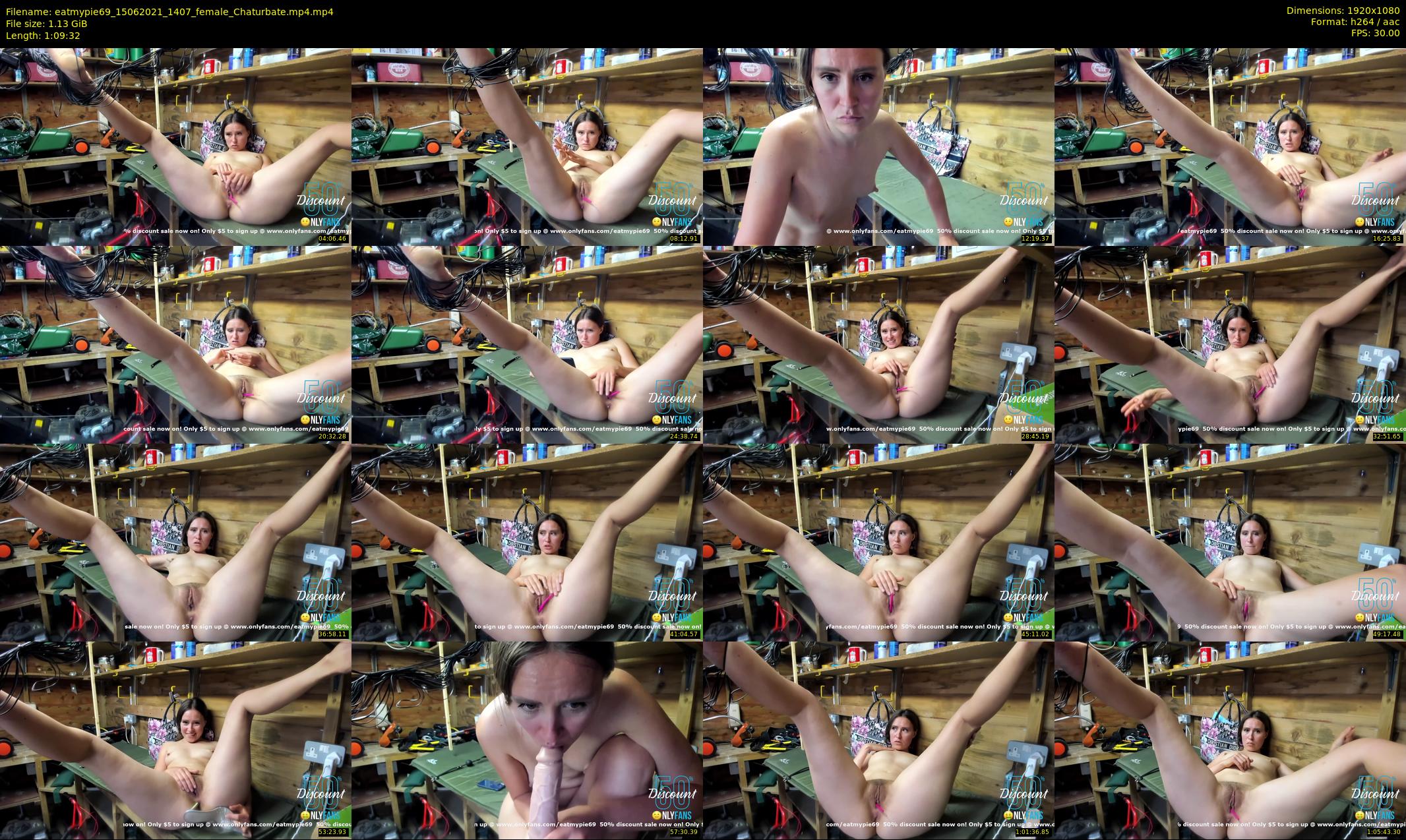 eatmypie69 — 70 minute Chaturbate female cam show recording, 1080p, Jun 15, 2021