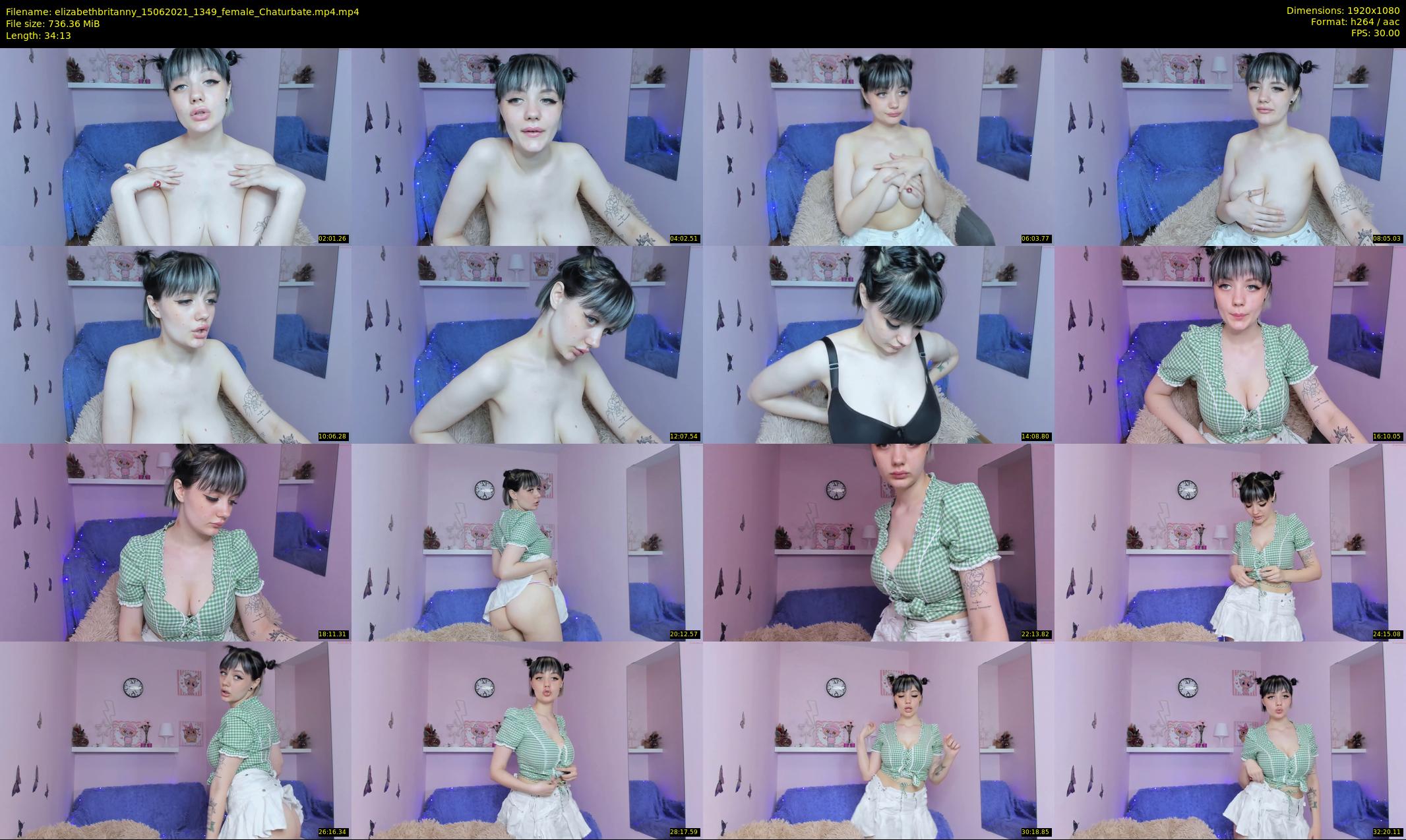 elizabethbritanny — 35 minute Chaturbate female cam show recording, 1080p, Jun 15, 2021