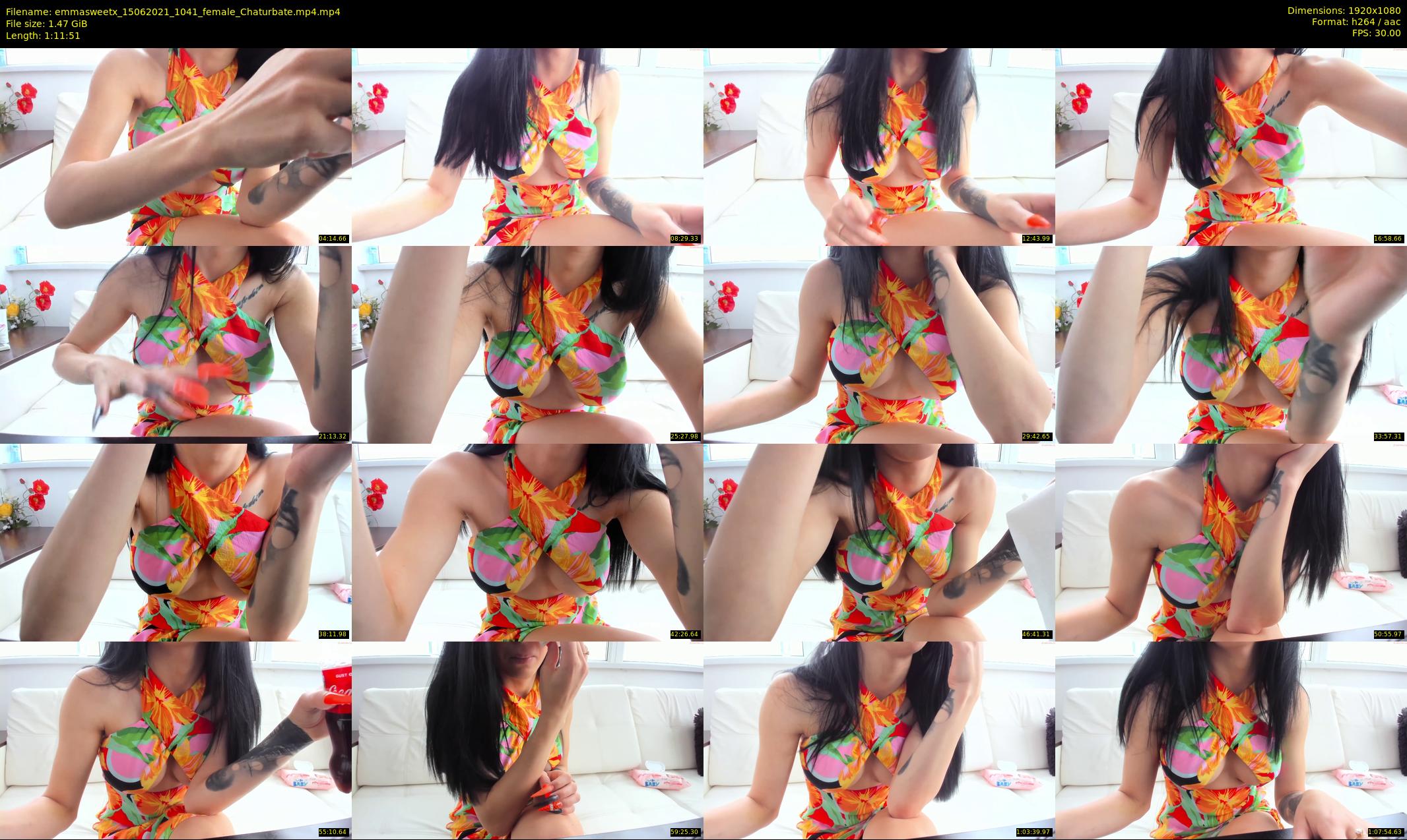 emmasweetx — 72 minute Chaturbate couple cam show recording, 1080p, Jun 15, 2021