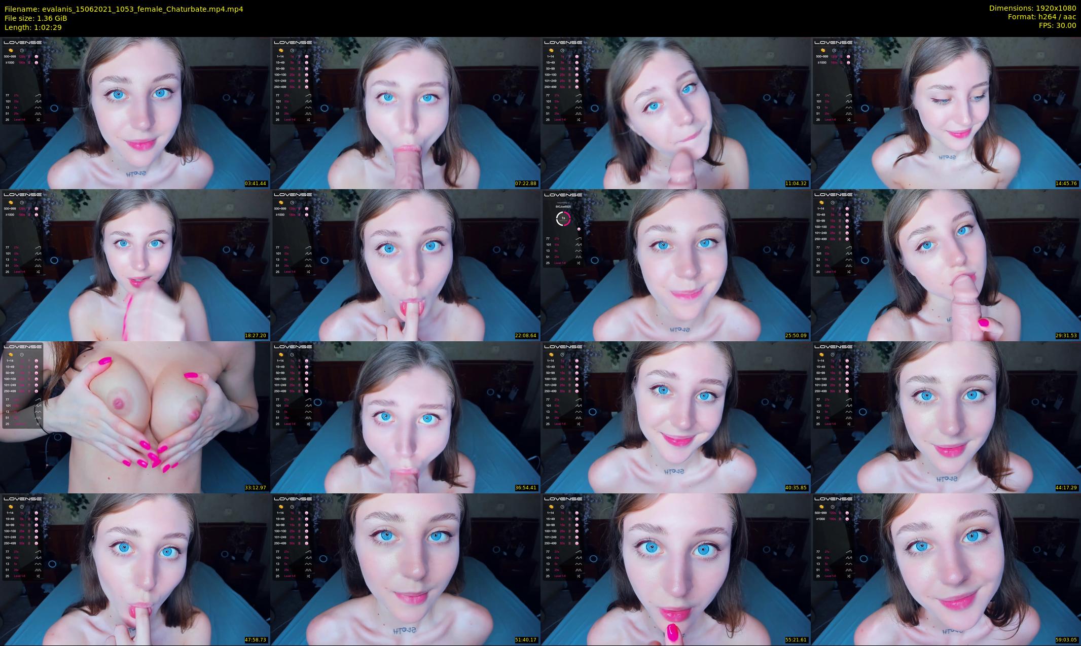 evalanis — 63 minute Chaturbate couple cam show recording, 1080p, Jun 15, 2021