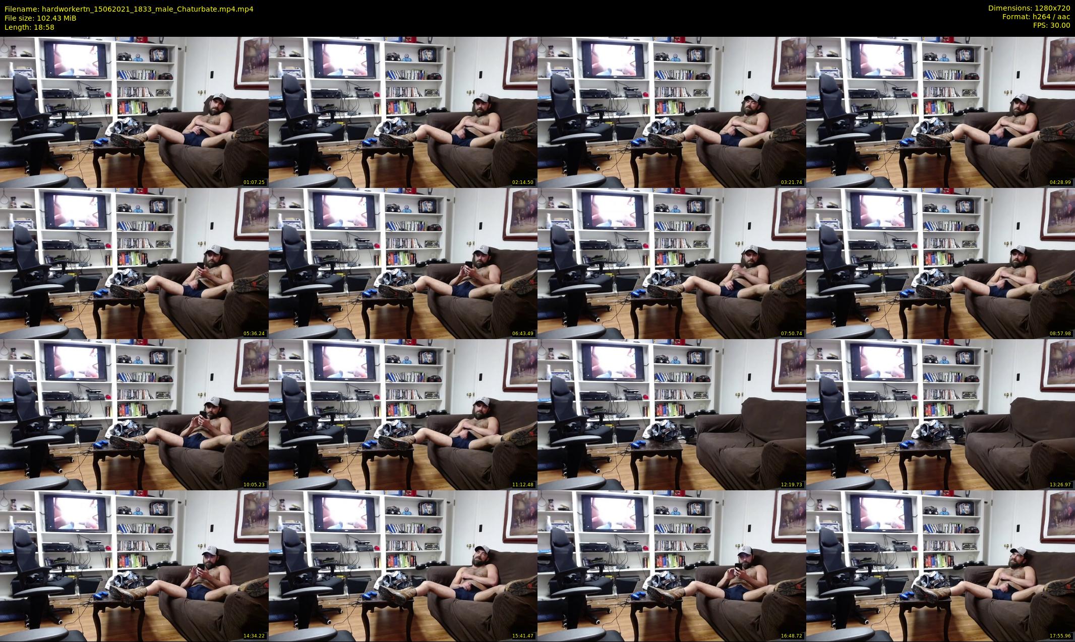 hardworkertn — 19 minute Chaturbate male cam show recording, 720p, Jun 15, 2021