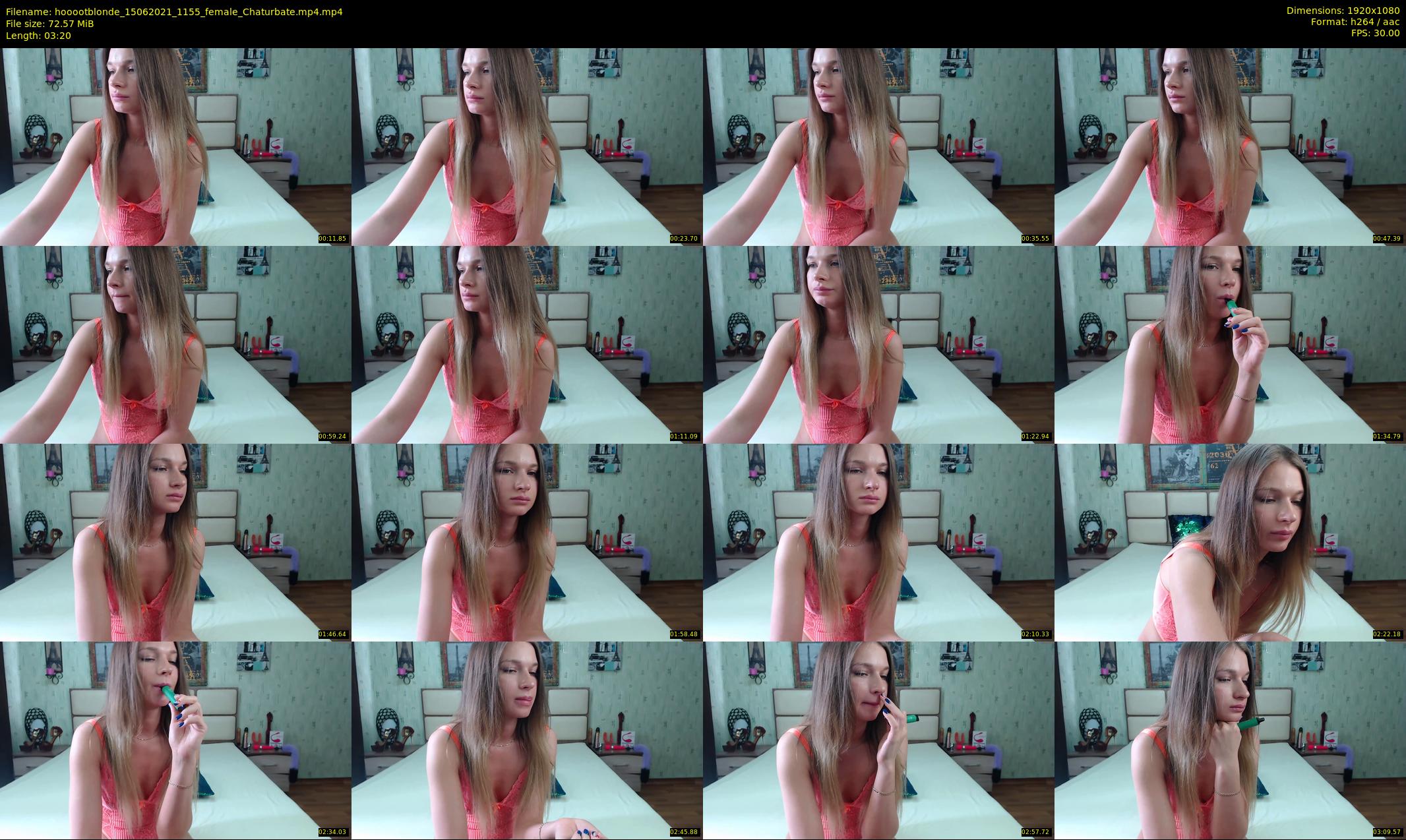 hooootblonde — 4 minute Chaturbate female cam show recording, 1080p, Jun 15, 2021