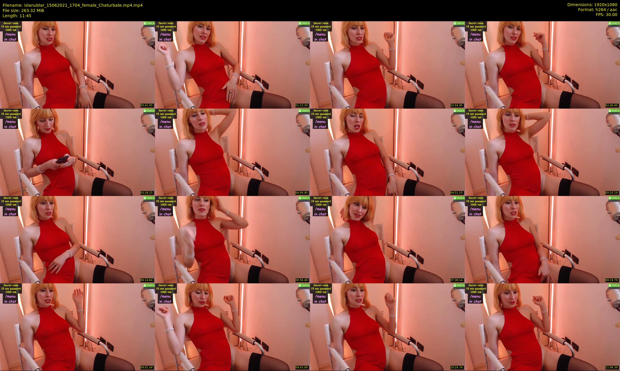 islanublar — 12 minute Chaturbate female cam show recording, 1080p, Jun 15, 2021