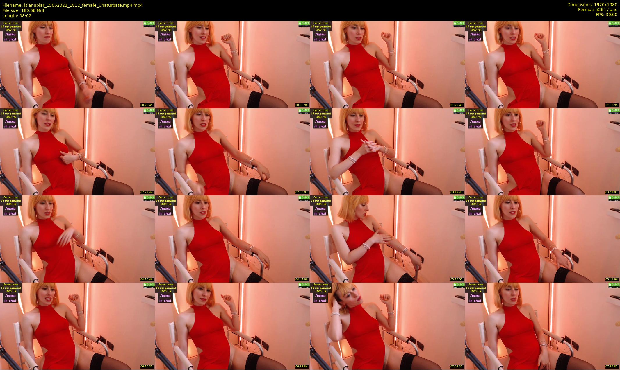 islanublar — 9 minute Chaturbate female cam show recording, 1080p, Jun 15, 2021