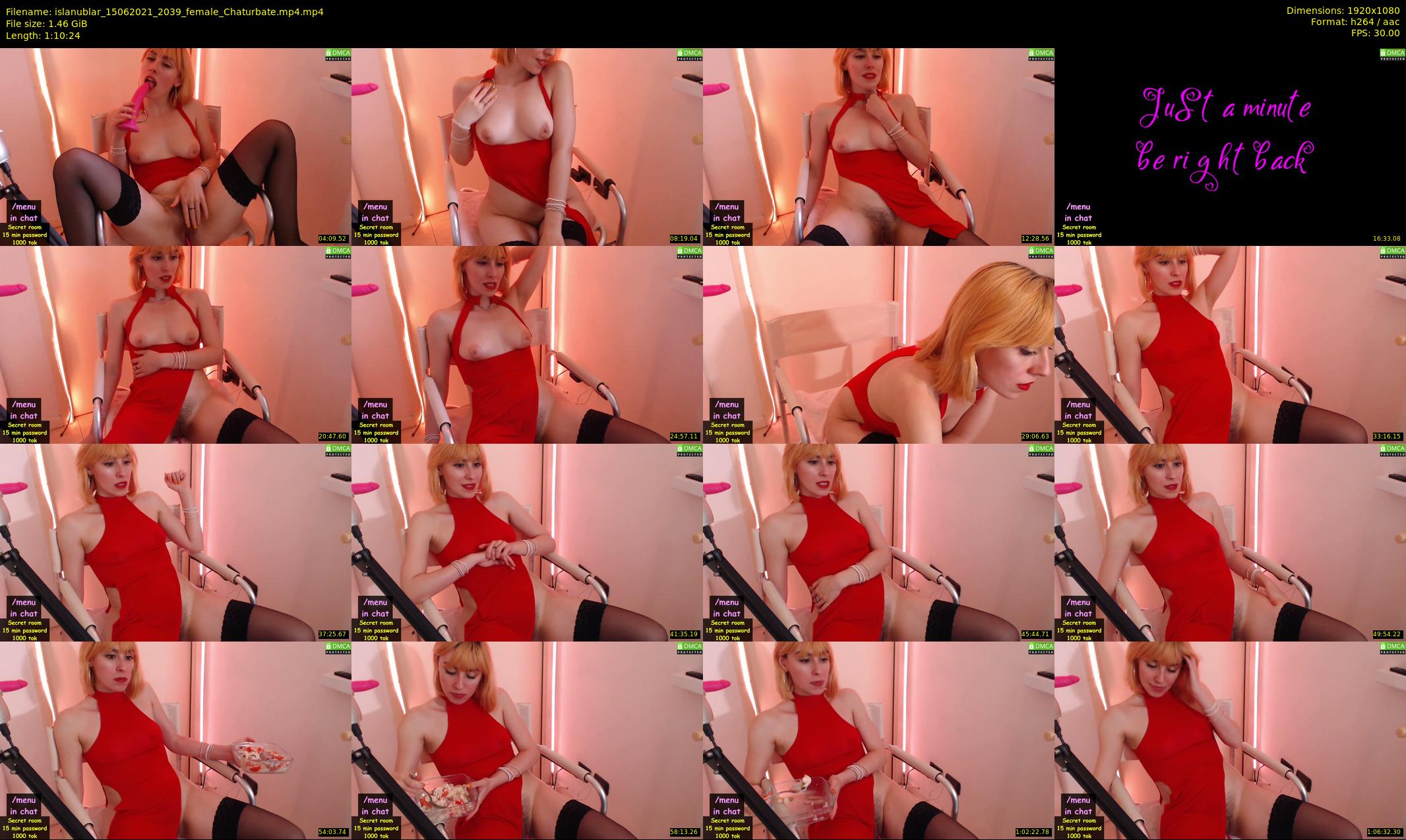 islanublar — 71 minute Chaturbate female cam show recording, 1080p, Jun 15, 2021