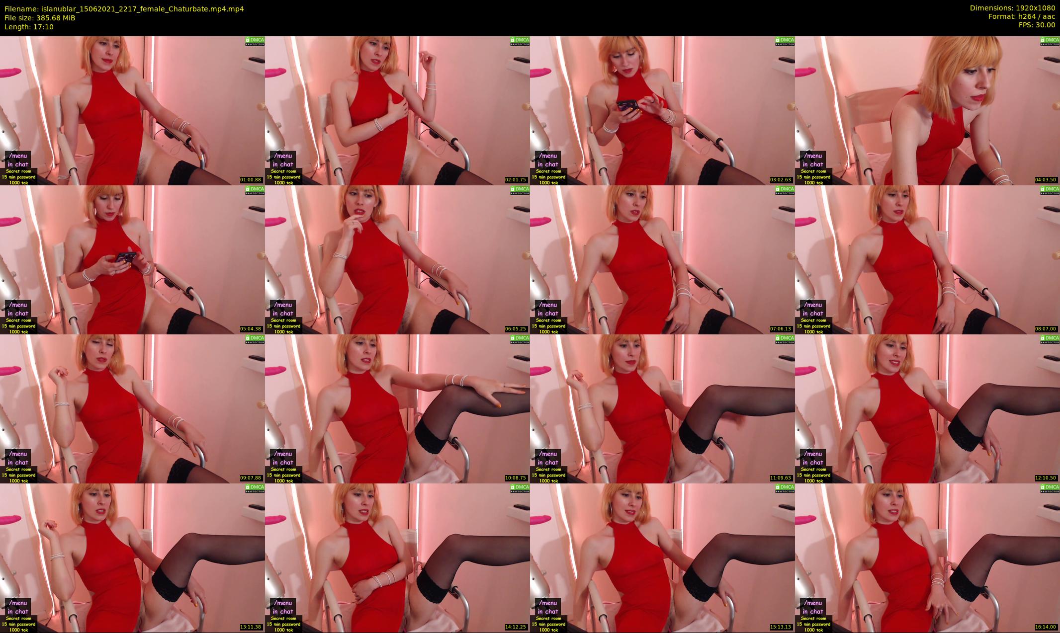 islanublar — 18 minute Chaturbate female cam show recording, 1080p, Jun 15, 2021