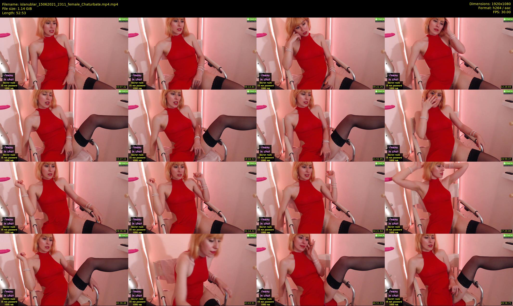 islanublar — 53 minute Chaturbate female cam show recording, 1080p, Jun 15, 2021