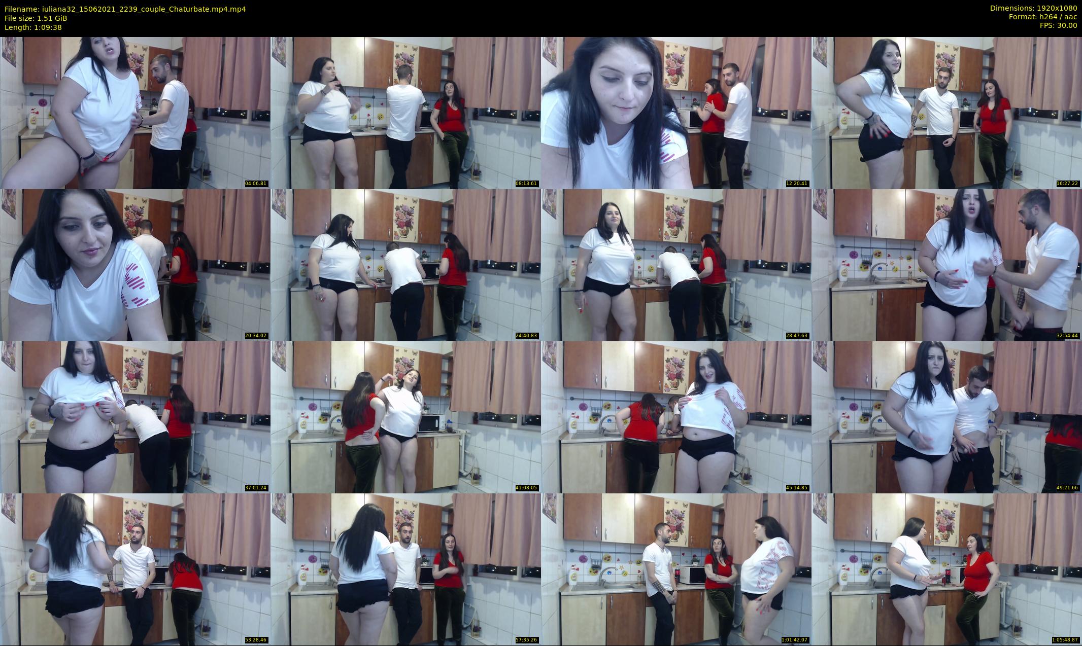 iuliana32 — 70 minute Chaturbate couple cam show recording, 1080p, Jun 15, 2021