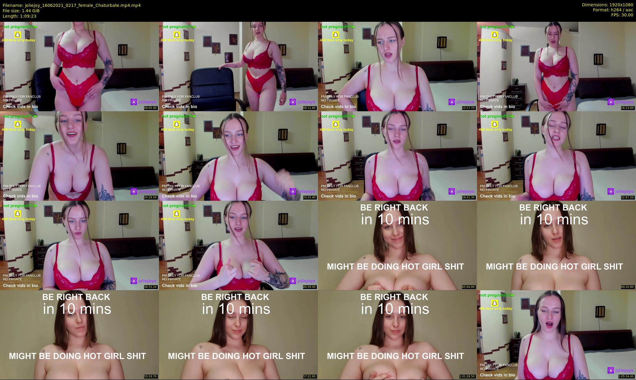 joliejoy — 70 minute Chaturbate female cam show recording, 1080p, Jun 16, 2021