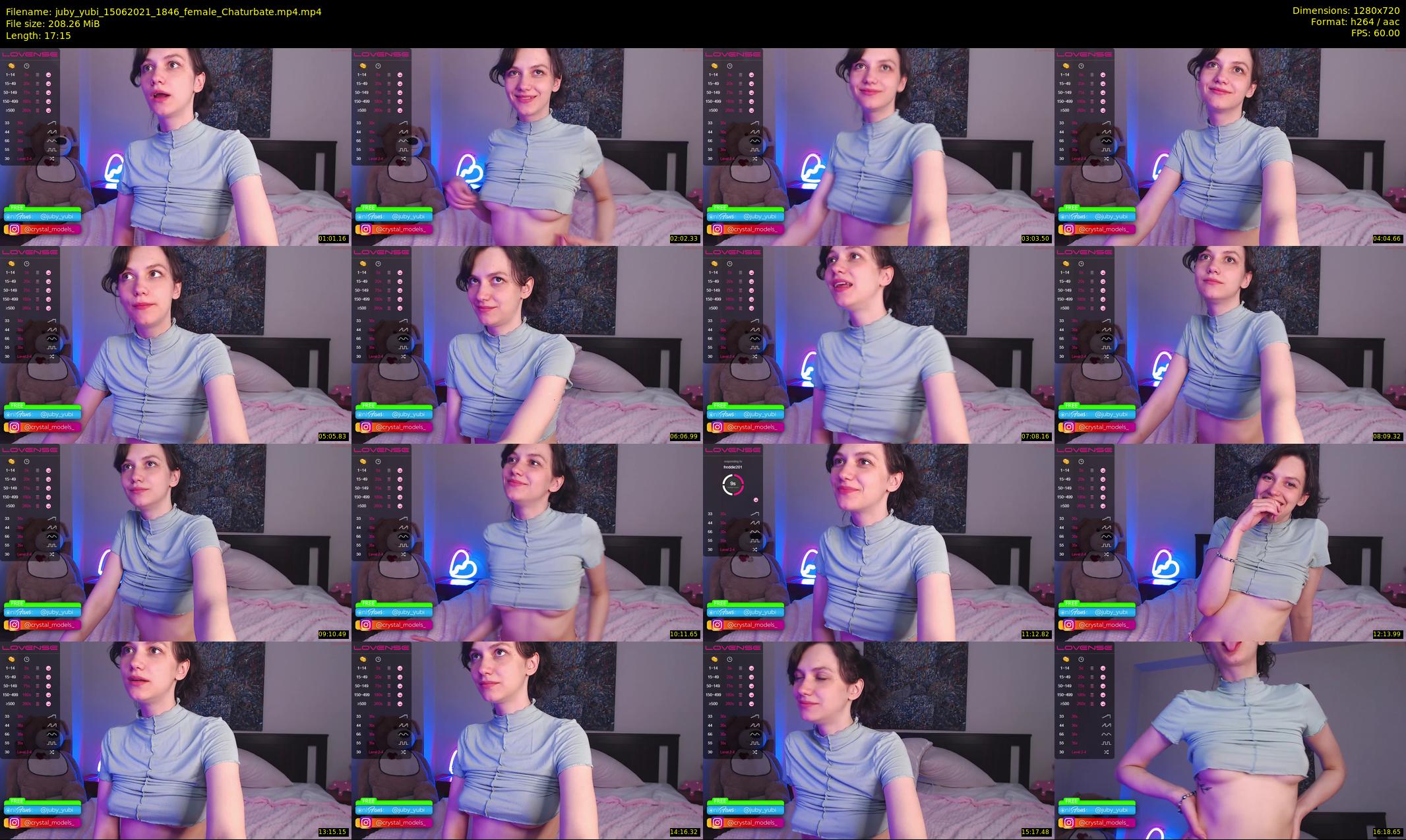 juby_yubi — 18 minute Chaturbate female cam show recording, 720p, Jun 15, 2021