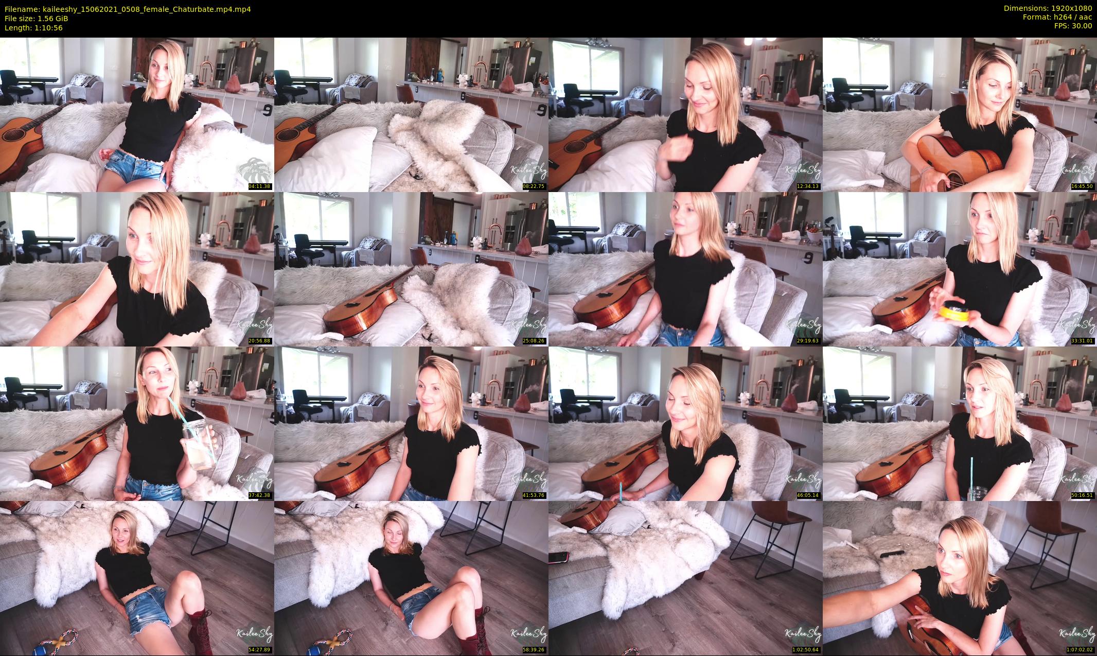 kaileeshy — 71 minute Chaturbate female cam show recording, 1080p, Jun 15, 2021