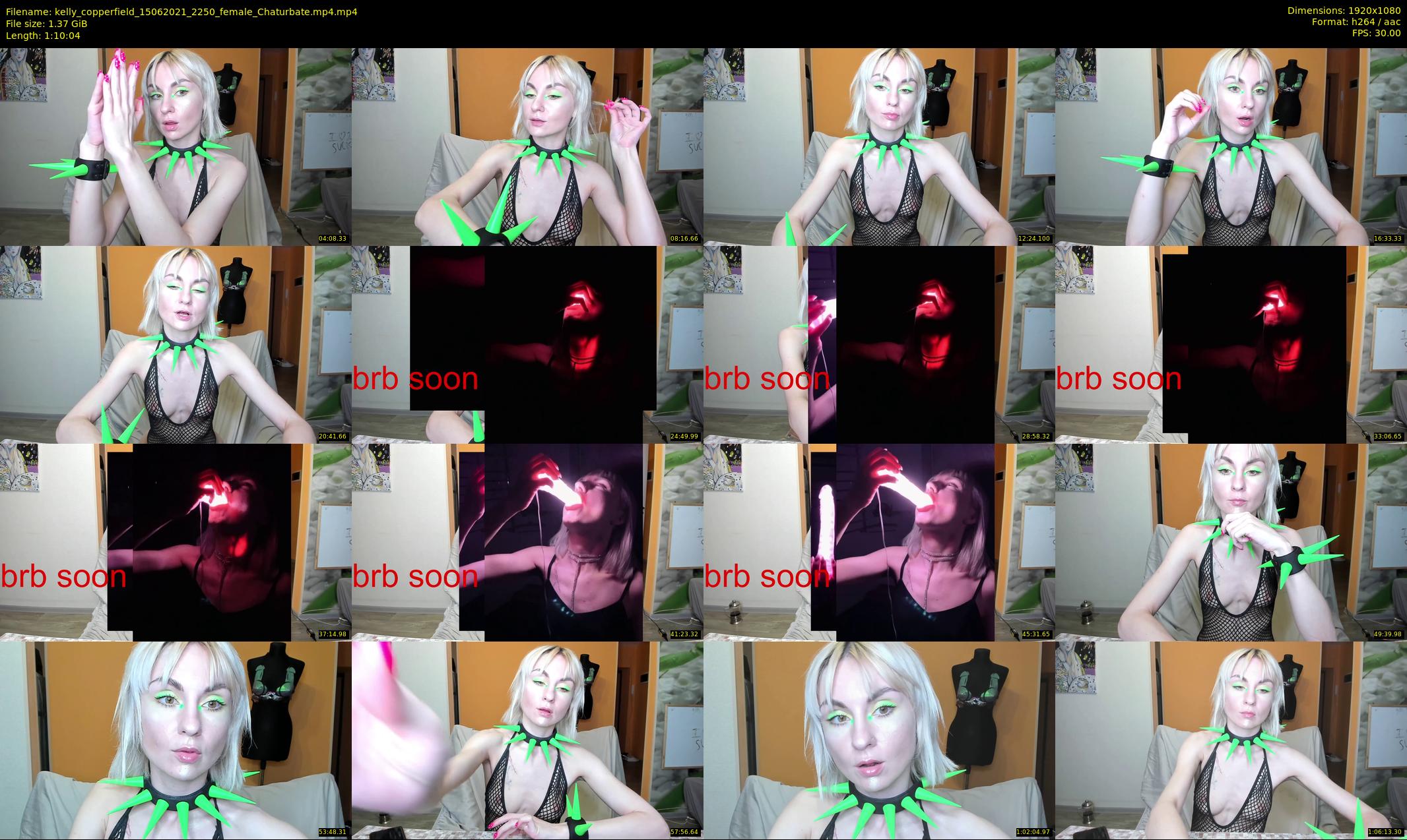 kelly_copperfield — 71 minute Chaturbate female cam show recording, 1080p, Jun 15, 2021