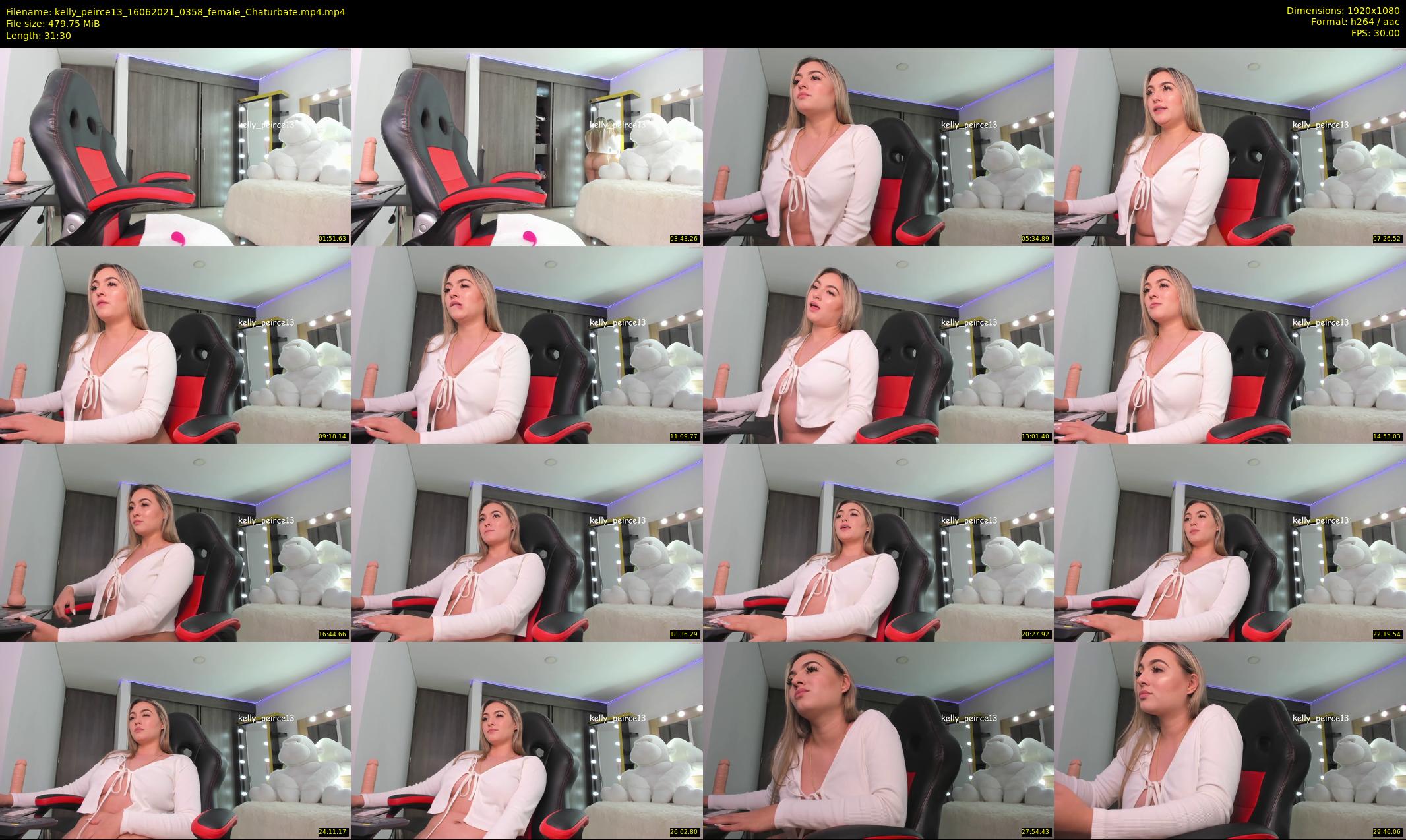 kelly_peirce13 — 32 minute Chaturbate female cam show recording, 1080p, Jun 16, 2021