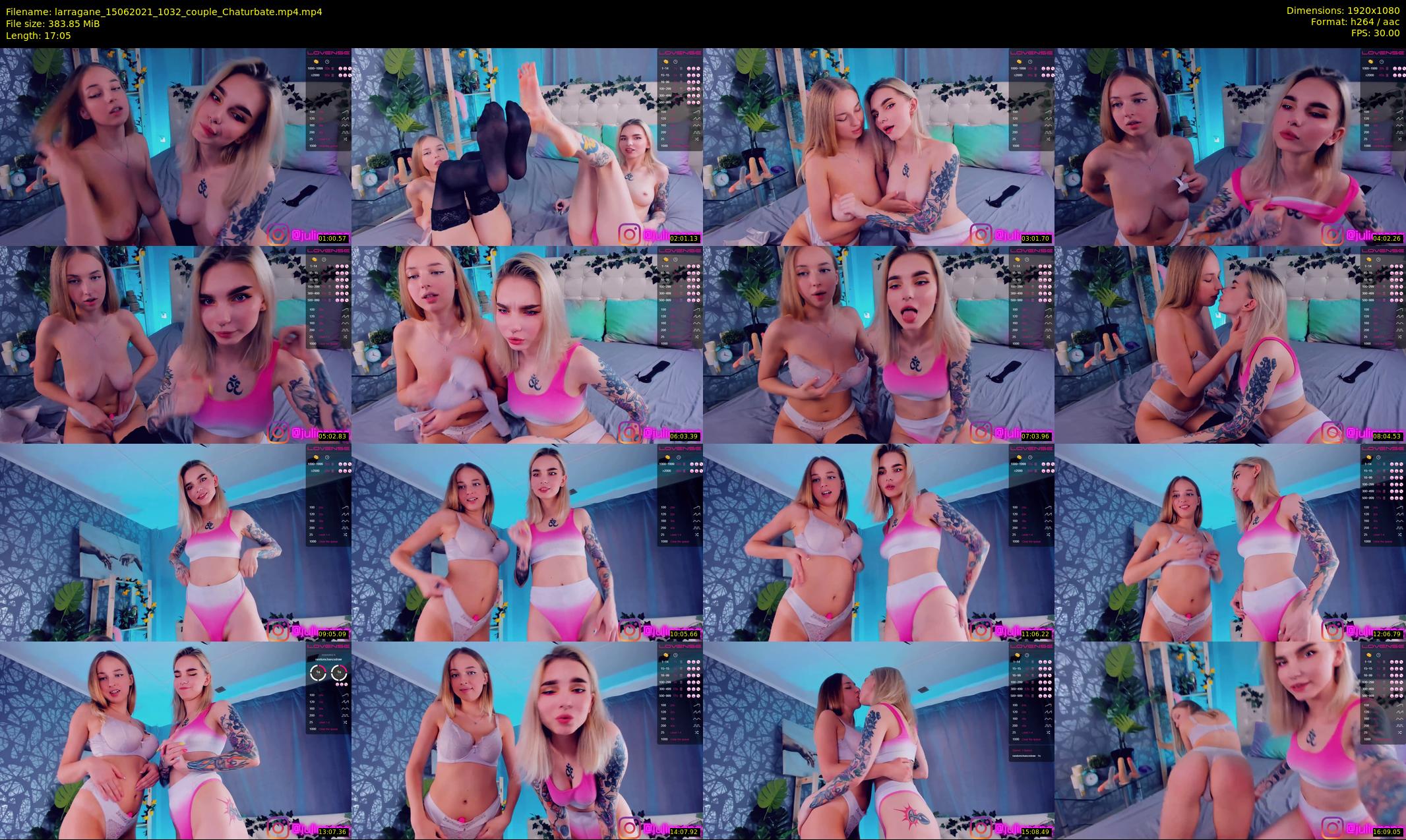 larragane — 18 minute Chaturbate couple cam show recording, 1080p, Jun 15, 2021