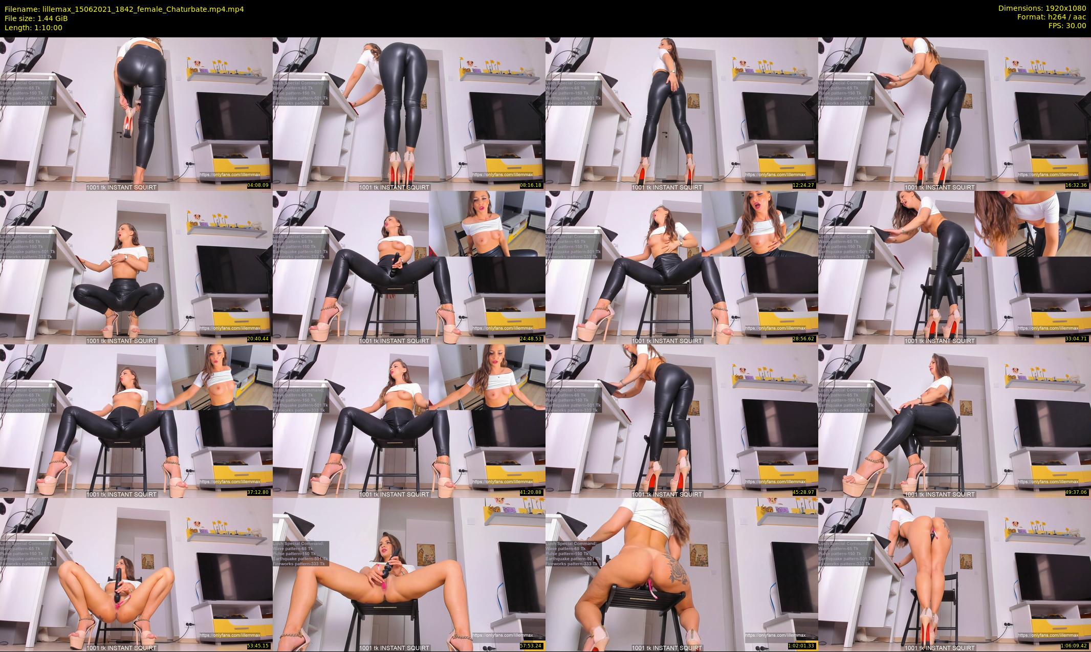 lillemax — 70 minute Chaturbate female cam show recording, 1080p, Jun 15, 2021
