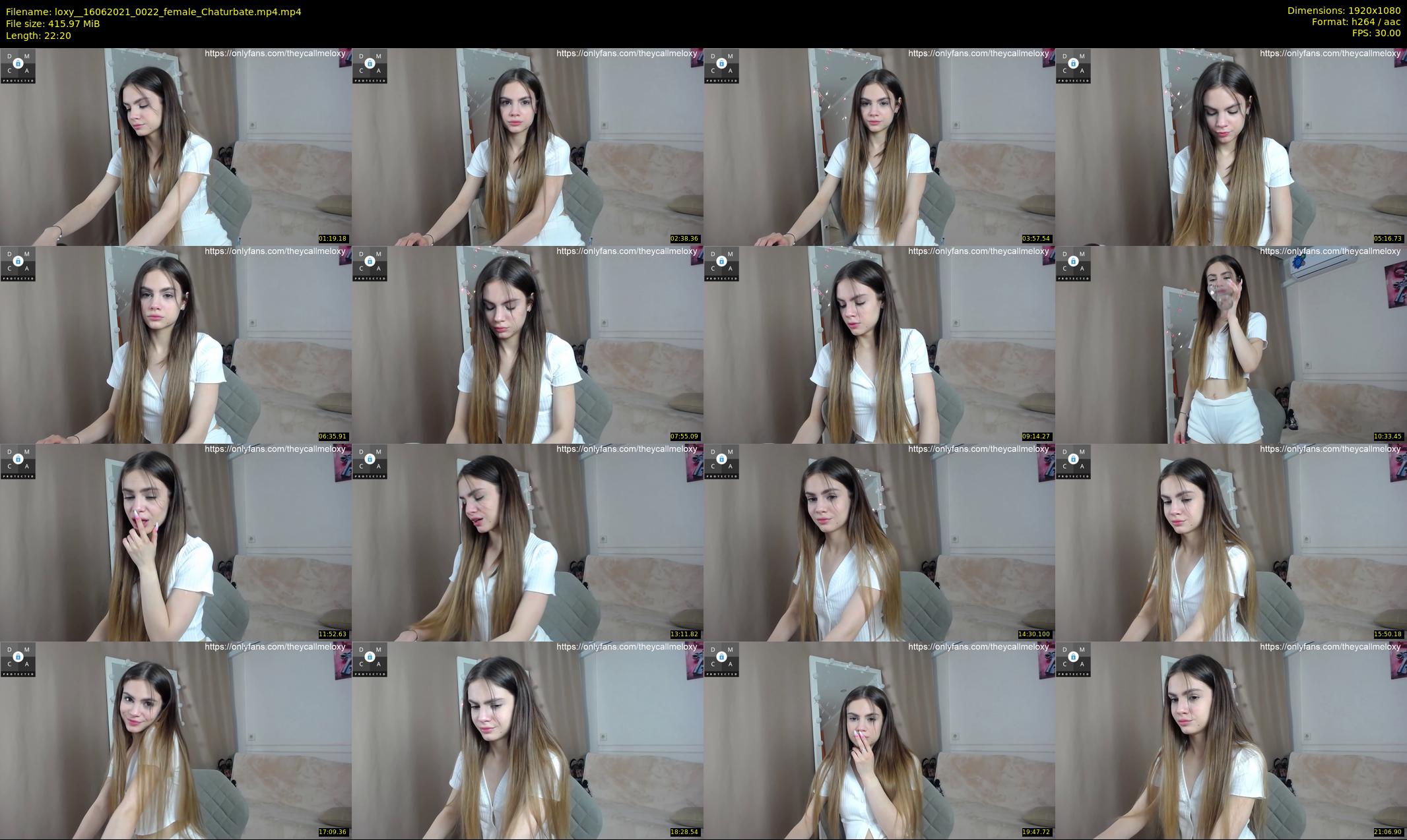 loxy_ — 23 minute Chaturbate female cam show recording, 1080p, Jun 16, 2021