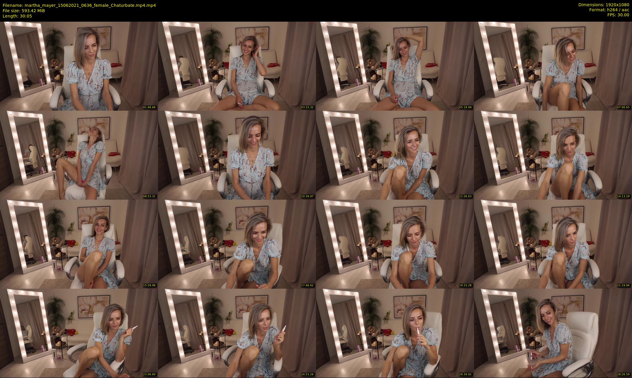 martha_mayer — 31 minute Chaturbate female cam show recording, 1080p, Jun 15, 2021