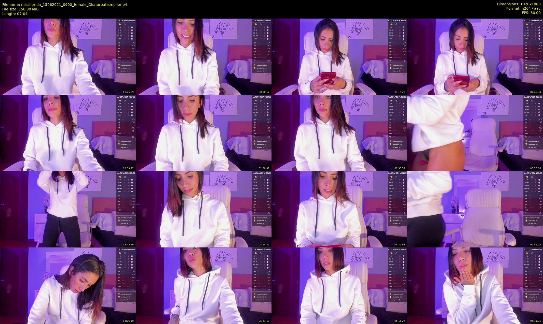 missflorida — 8 minute Chaturbate female cam show recording, 1080p, Jun 15, 2021