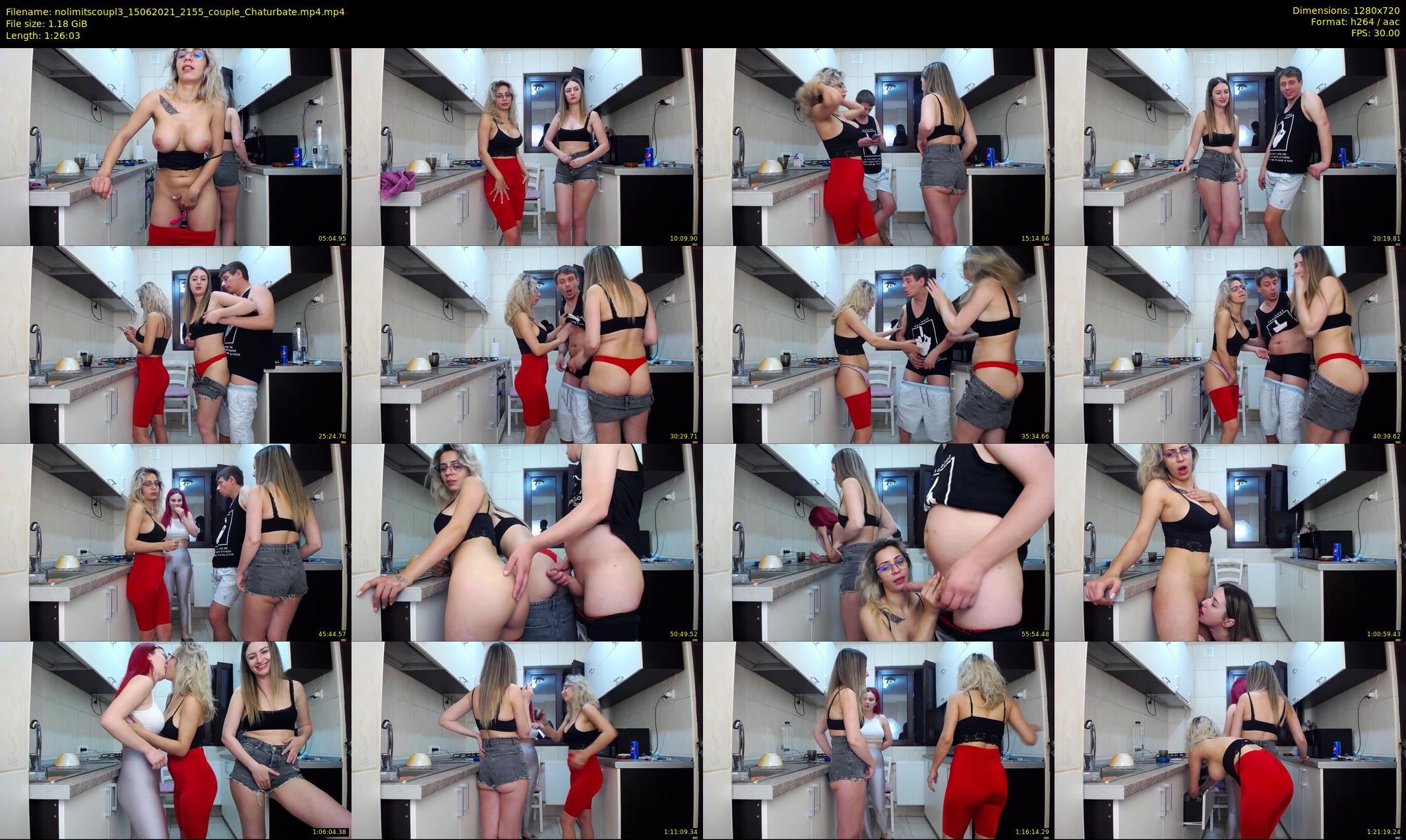 nolimitscoupl3 — 87 minute Chaturbate couple cam show recording, 720p, Jun 15, 2021