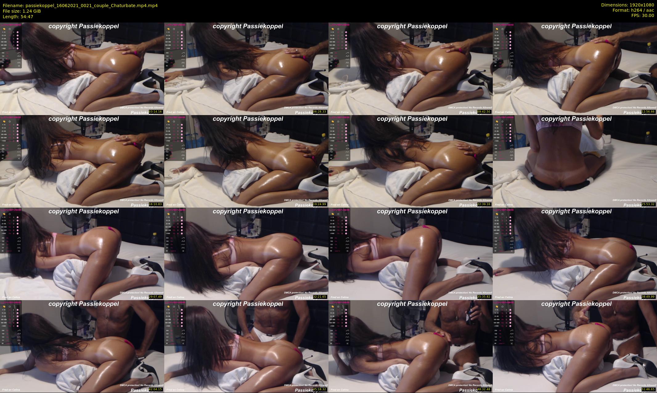 passiekoppel — 55 minute Chaturbate couple cam show recording, 1080p, Jun 16, 2021